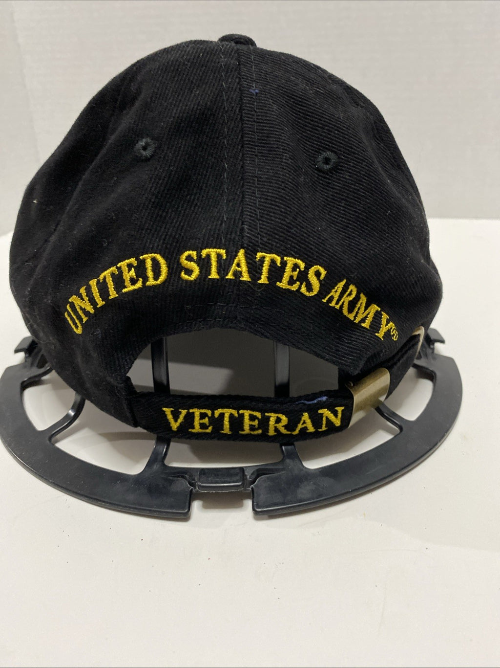 United States Army Veteran Embroidered Strap Back Baseball Cap Hat U.S ARMY