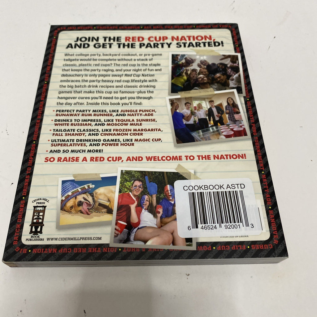 Red Cup Nation: Over 100 Party Drink Recipes - Paperback - VERY GOOD