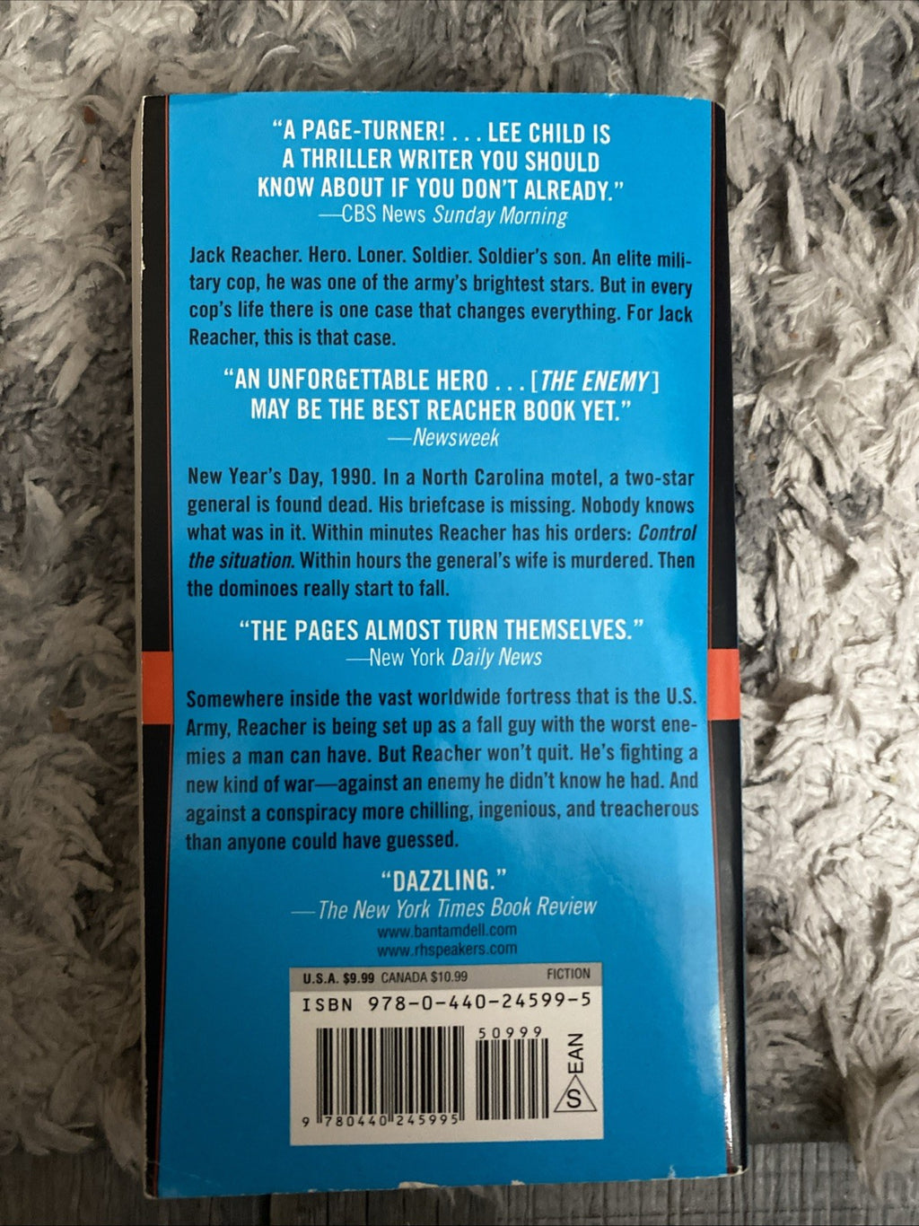 The Enemy (Jack Reacher)  By Lee Child