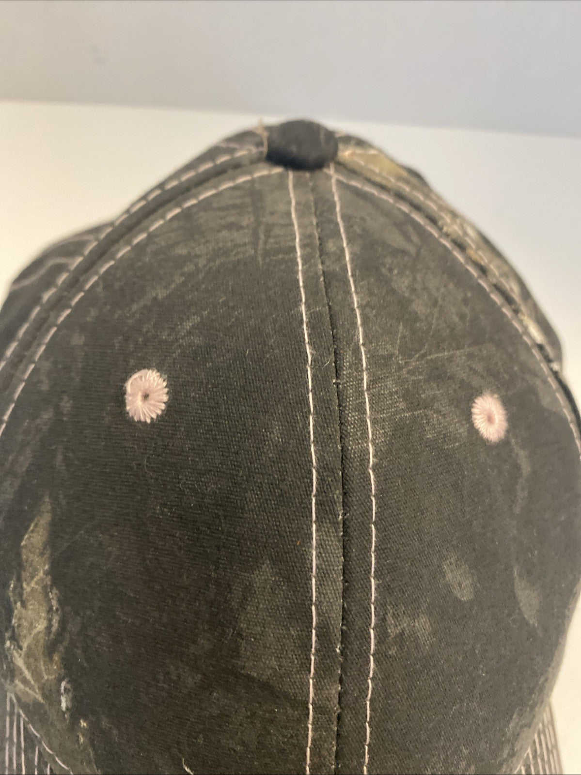 Signature ball cap camouflage and paint trim adjustable back