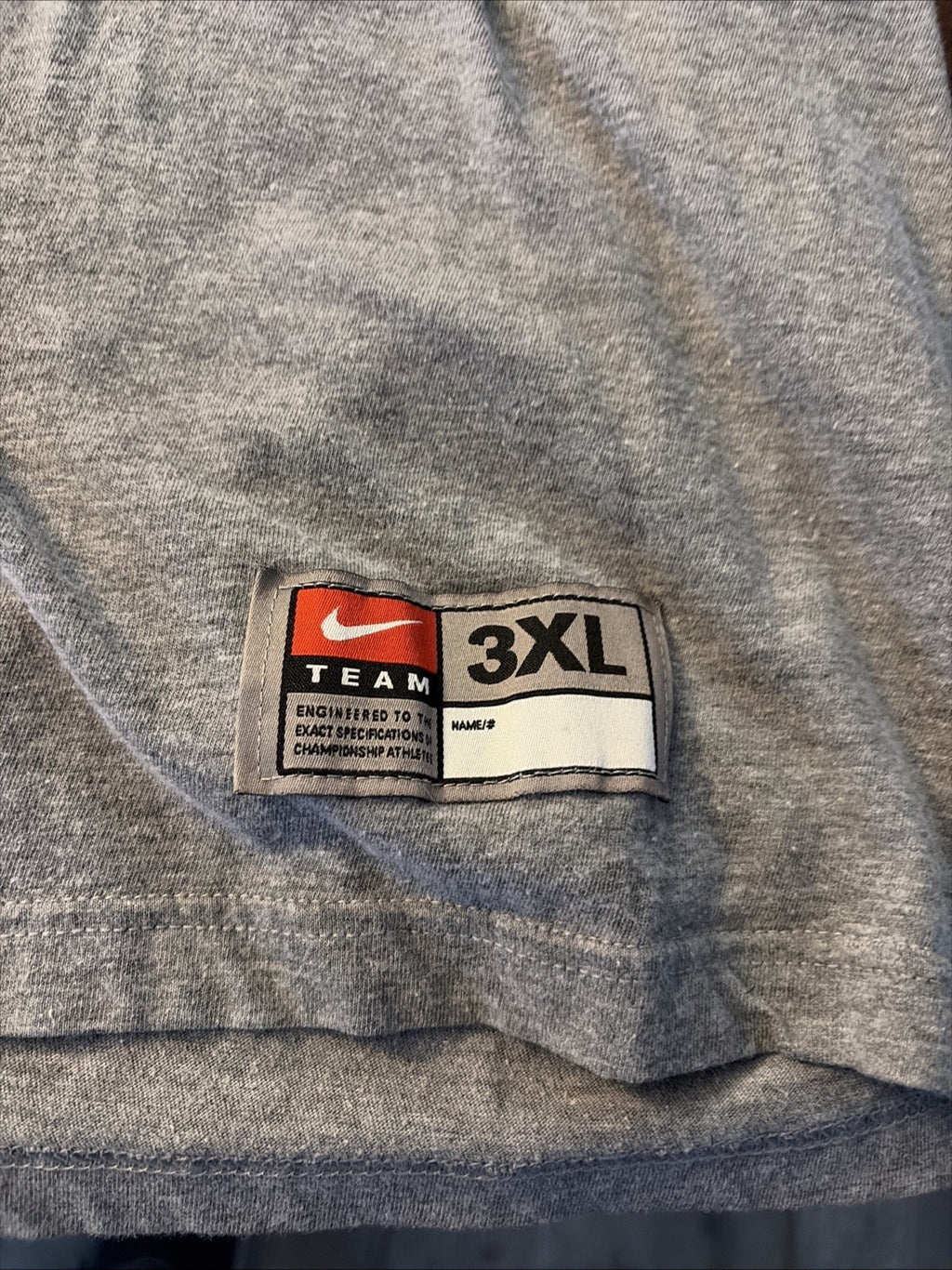 Nike Men’s 3XL Gray Short Sleeve T-Shirt Ohio State Buckeyes Football