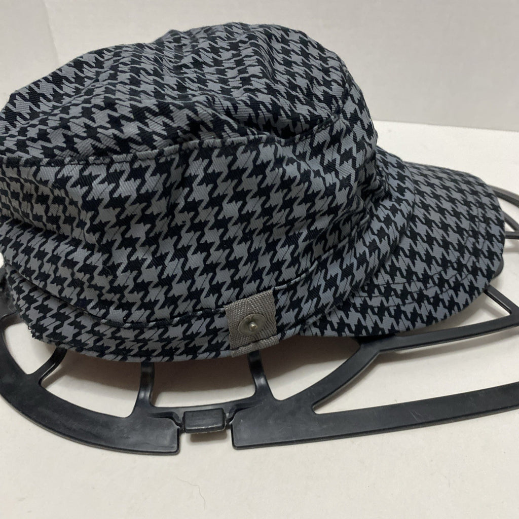 Hurley Hat Cap Pink Gray Houndstooth Military Cadet Adjustable Women Skate Small