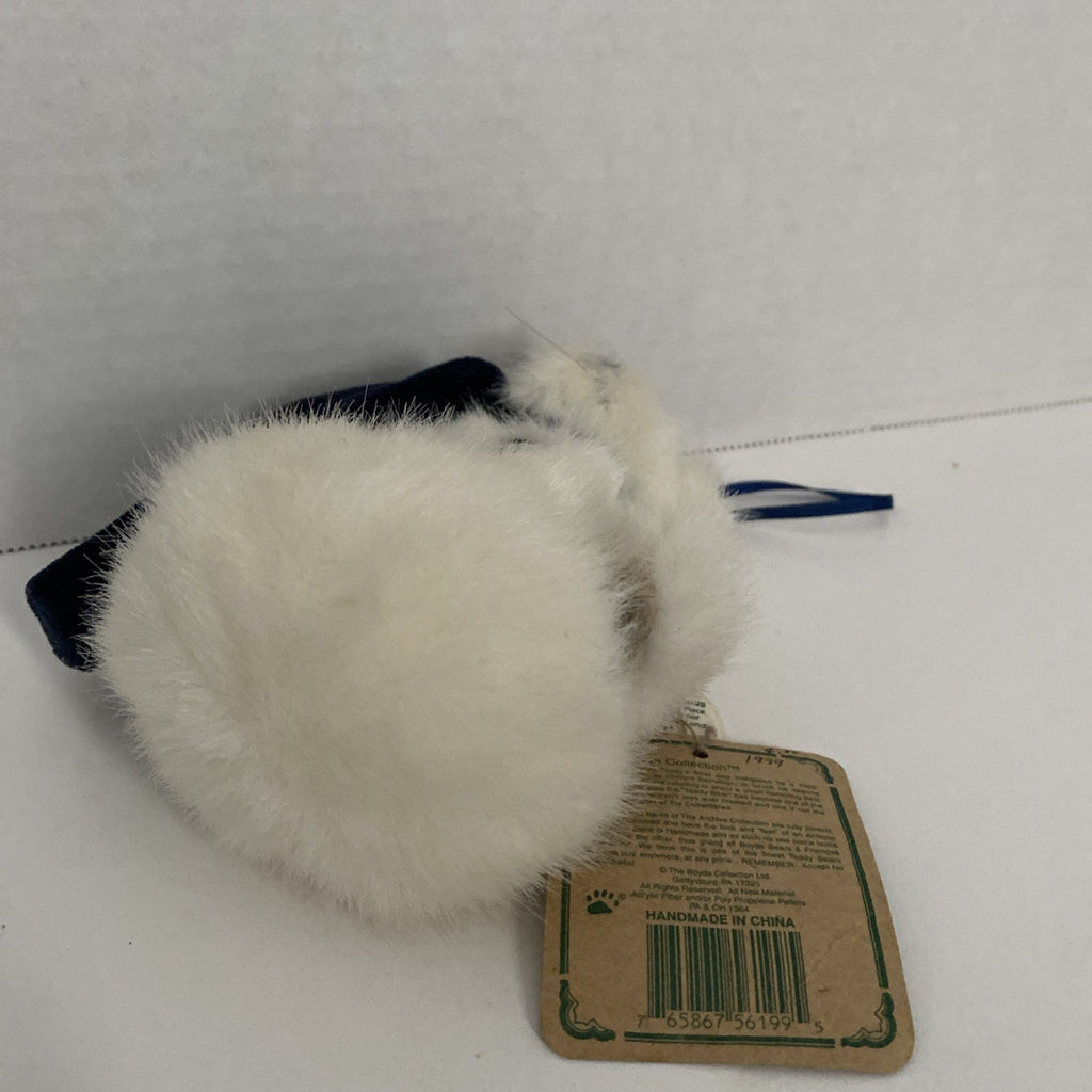 Boyds Bears The Archive Collection Snow Bear 1998 Mini Plush Ornament 5 Inch
