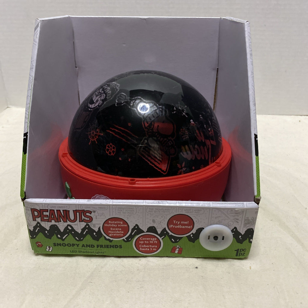 Peanuts Snoopy LED Shadow Lights Christmas Rotating Light Show New