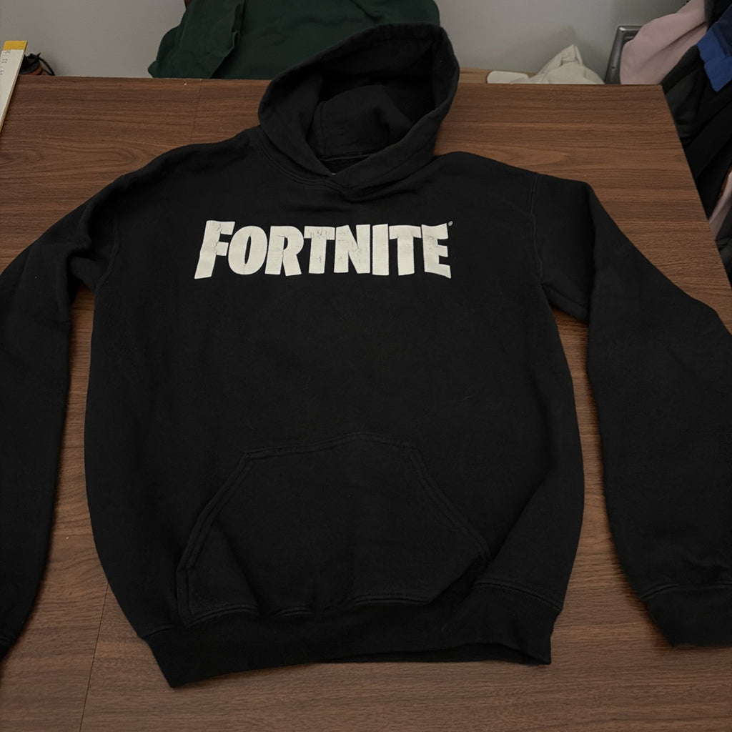 OFFICIALLY LICENSED FORTNITE LOGO BOYS' PULLOVER HOODIE W/ Pocket Size XL{14/16}