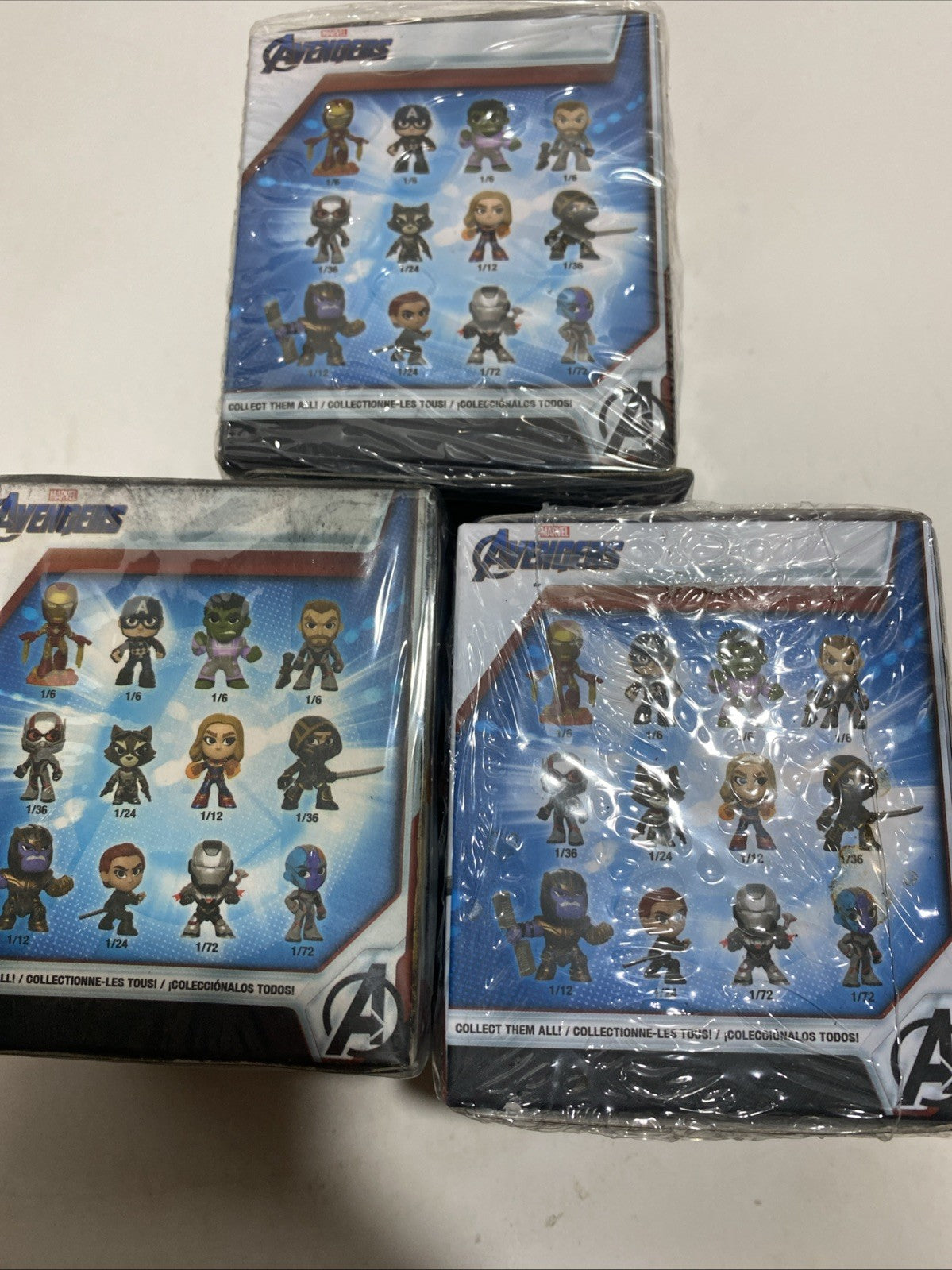 3x Funko Marvel Comics Avengers Mystery Minis Figure Sealed Lot Of 3