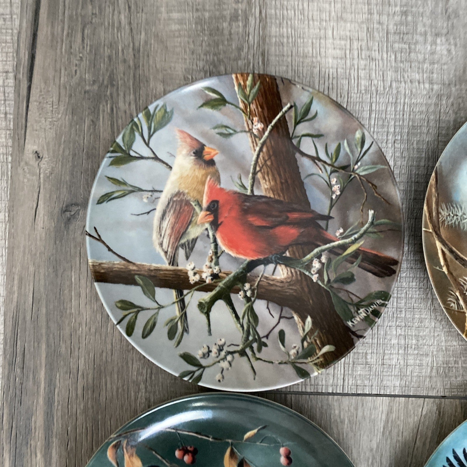 Set Of 9 Knowles Encyclopedia Britannica Birds Of Your Garden Collection Plates