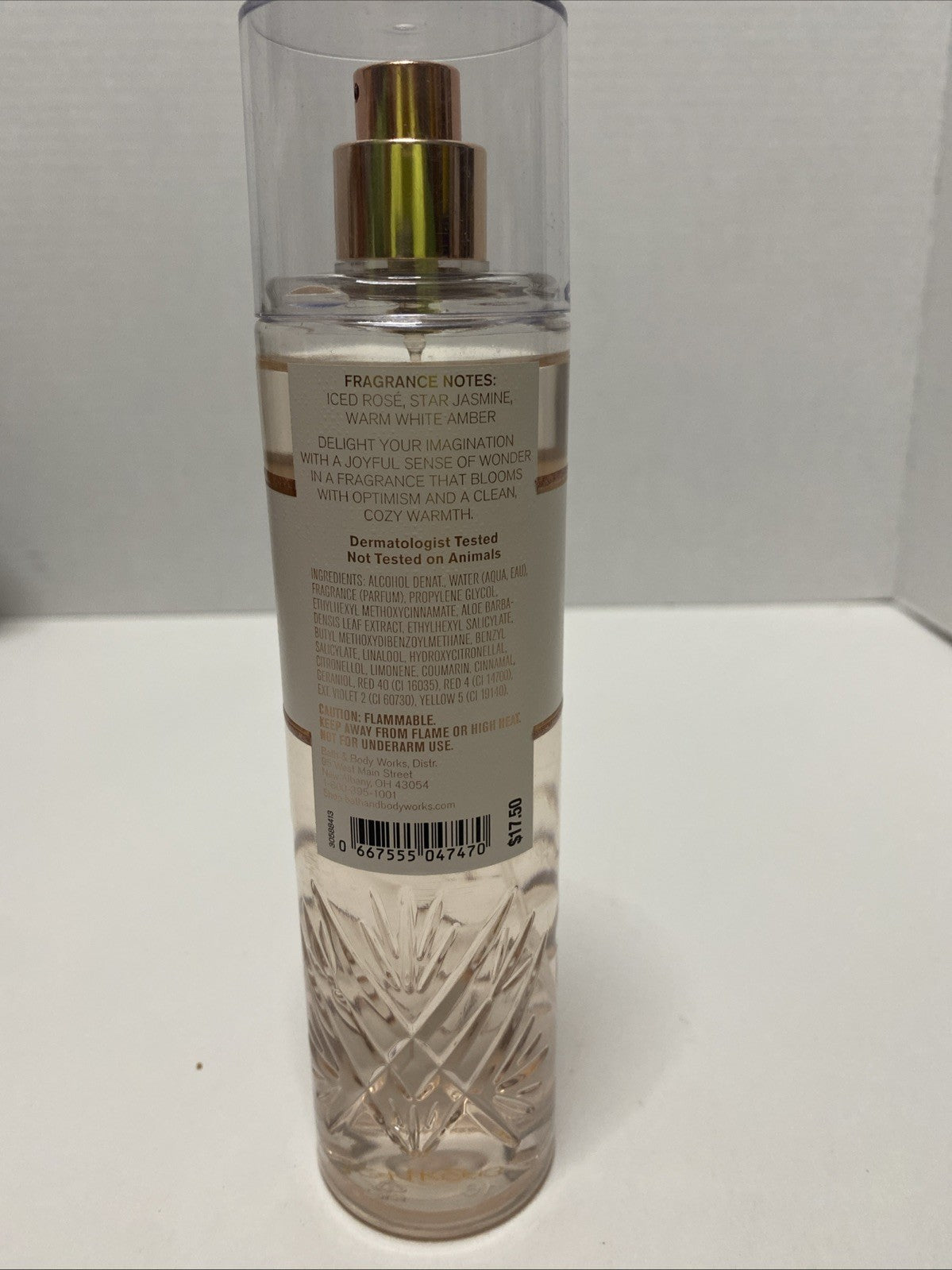 Bath & Body Works PURE WONDER Fine Fragrance Mist 8oz Full Size NEW