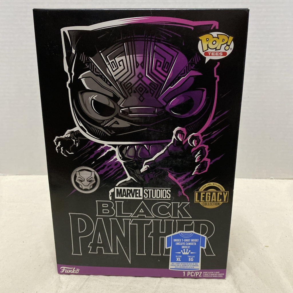 Funko POP! TEE Shirt BLACK PANTHER Size XL Marvel Studios Legacy Collection NEW
