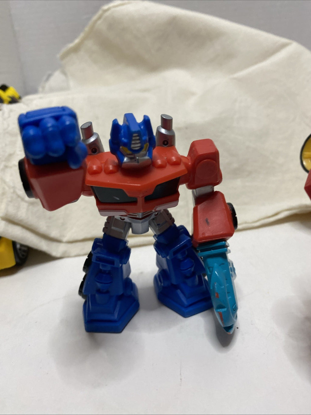 LOT of (5)Hasbro Playskool Heroes Transformers Rescue Bots Toy Figures