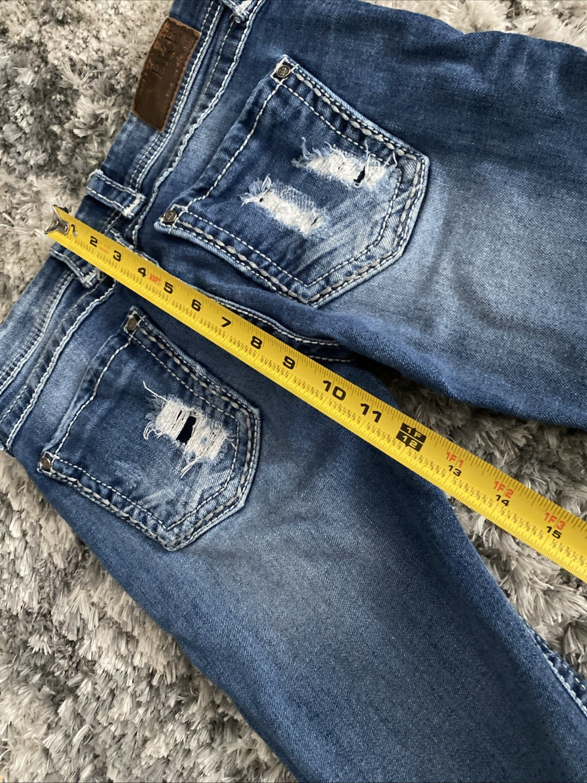 BKE Buckle  Stella Skinny Women’s Jeans Size 27L x 22 Cut Off