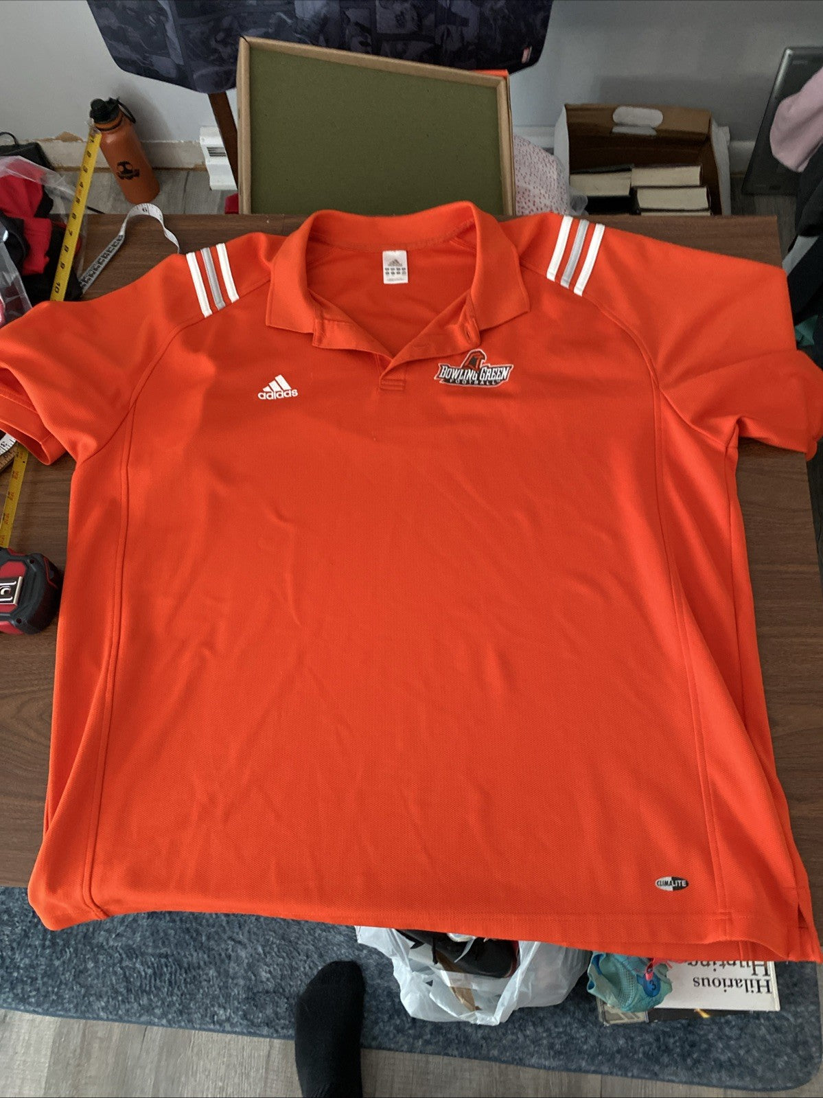 Adidas 3XL golf polo Bowling Green State University football shirt