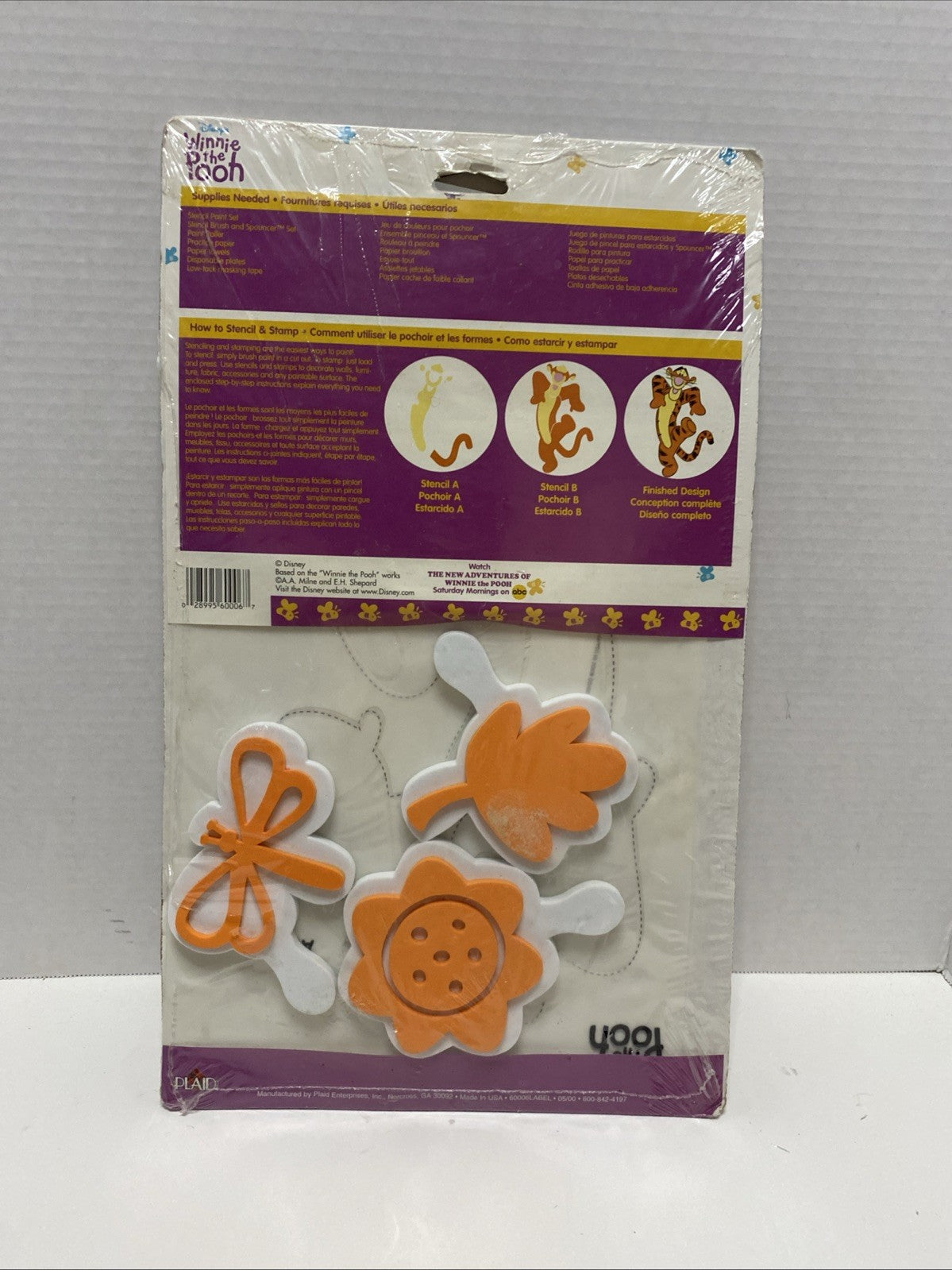 Disney's Winnie the Pooh TIGGER  Wall Stencil & Stamp Set - Bounce ~