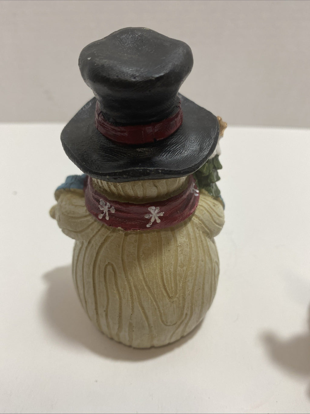 Heartland holiday Christmas 2017 wooden appearing snowman