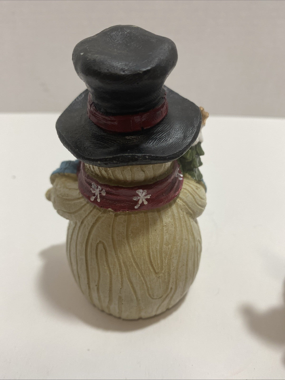 Heartland holiday Christmas 2017 wooden appearing snowman