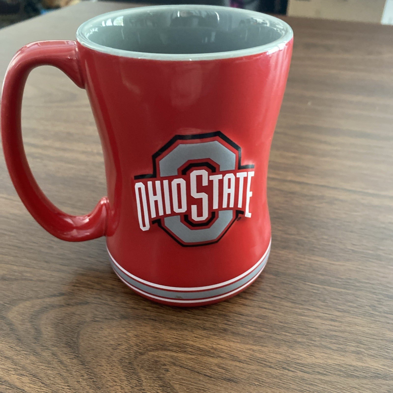 Ohio State Buckeyes Mug Red Black Gray
