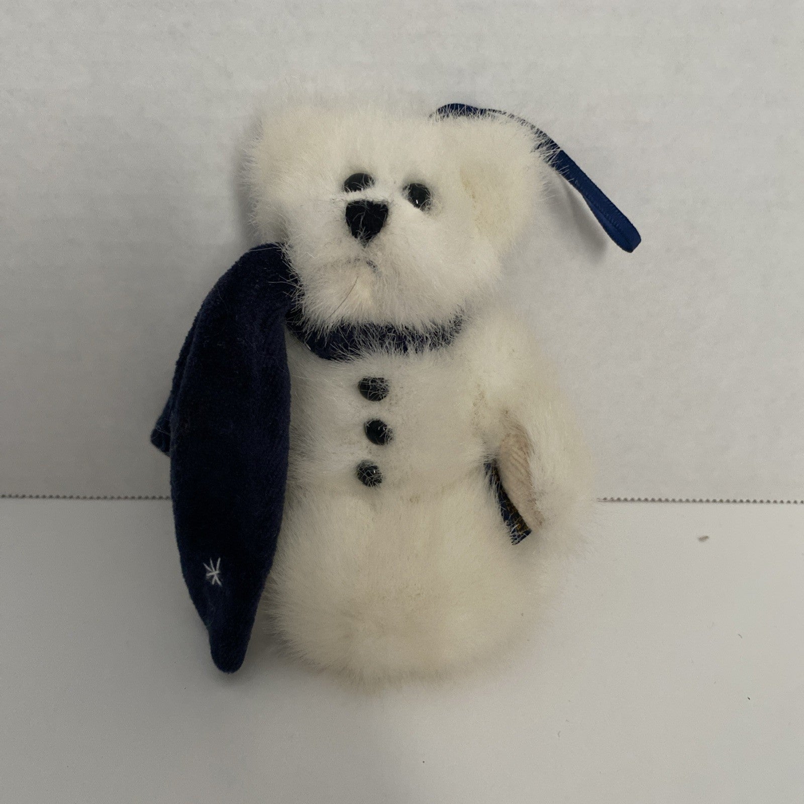 Boyds Bears The Archive Collection Snow Bear 1998 Mini Plush Ornament 5 Inch