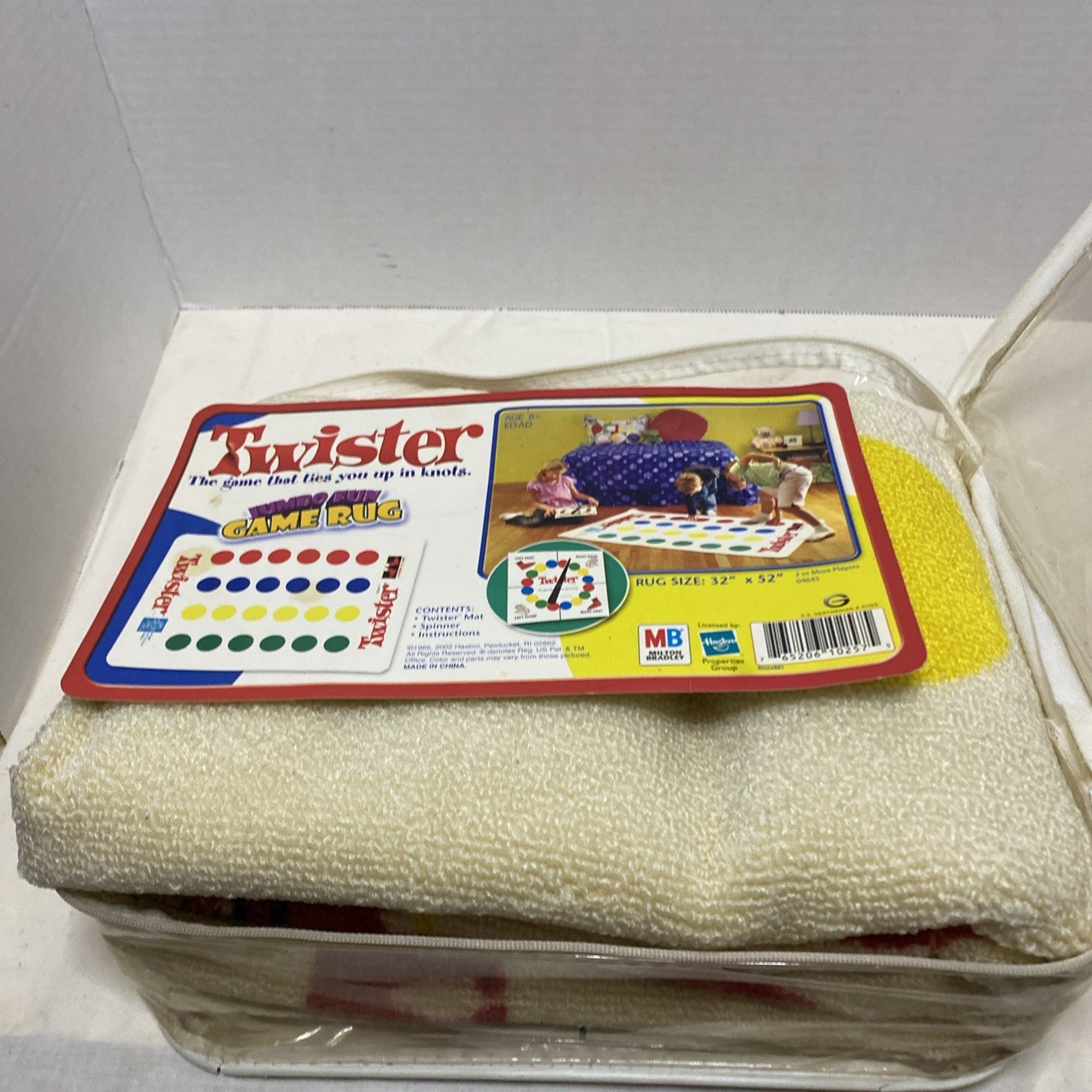 Twister Game Rug Carpet Hasbro Milton Bradley Vintage 2002 Rare Giant