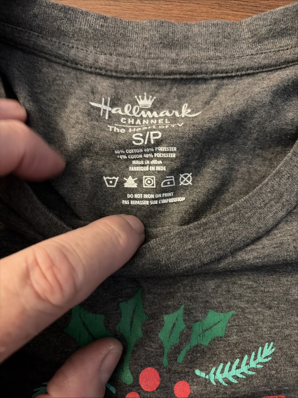 Hallmark Women’s Small Hallmark Channel On T-Shirt, Short Sleeve T-Shirt