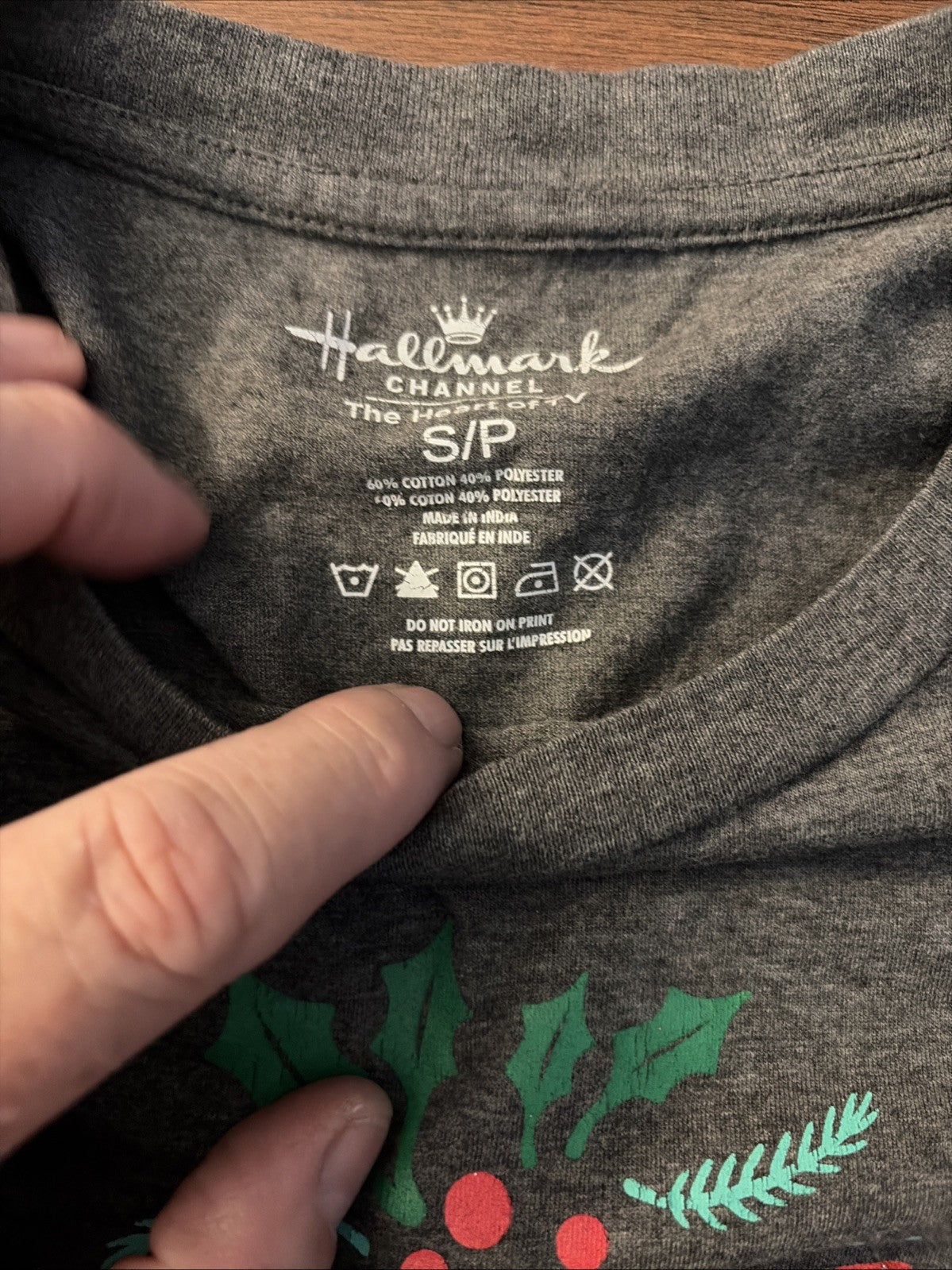 Hallmark Women’s Small Hallmark Channel On T-Shirt, Short Sleeve T-Shirt