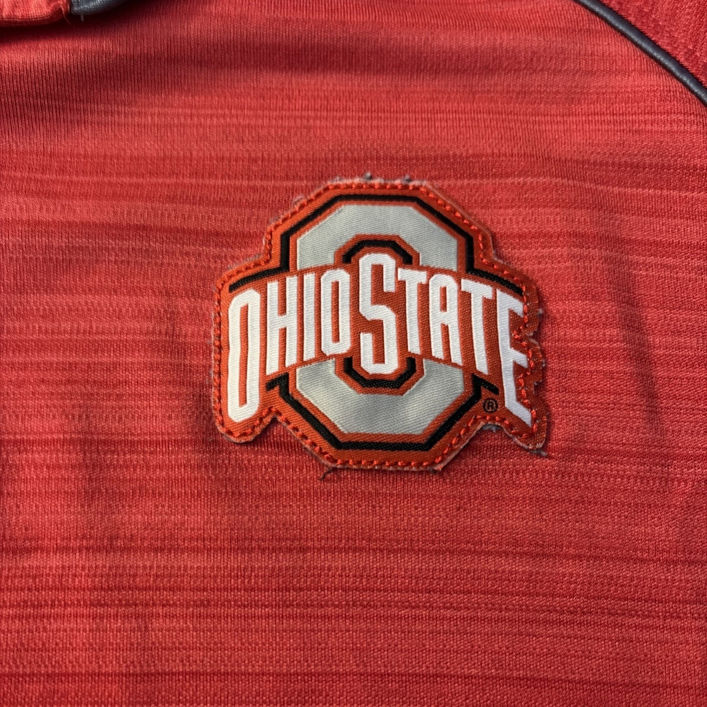 Rivalry Threads Men’s Medium Ohio State University Buckeye Polo Shirt Short Slee