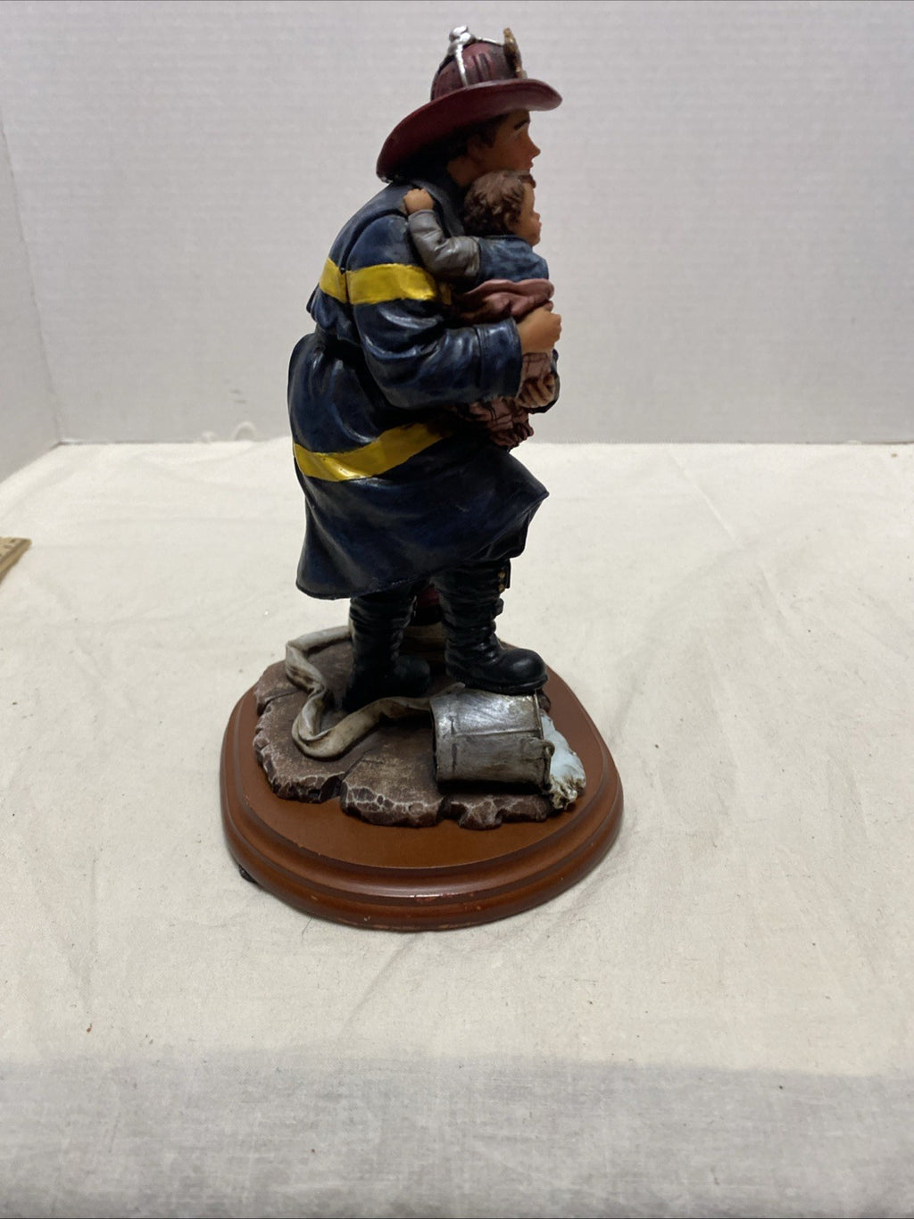 Firefighter Vanmark Hero Red Hats of Courage Figurine 1997 Fireman  No Box