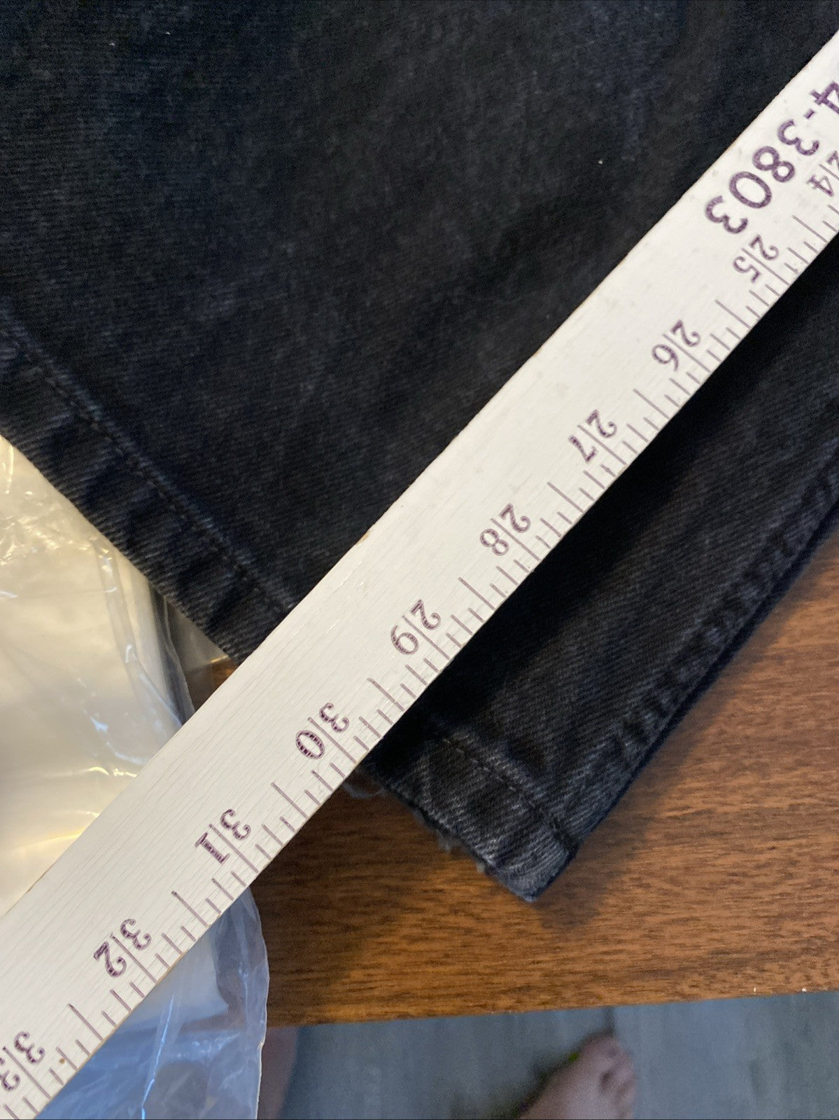 Levi's Men's 550 Relaxed Fit Jeans - 38x30 - Black