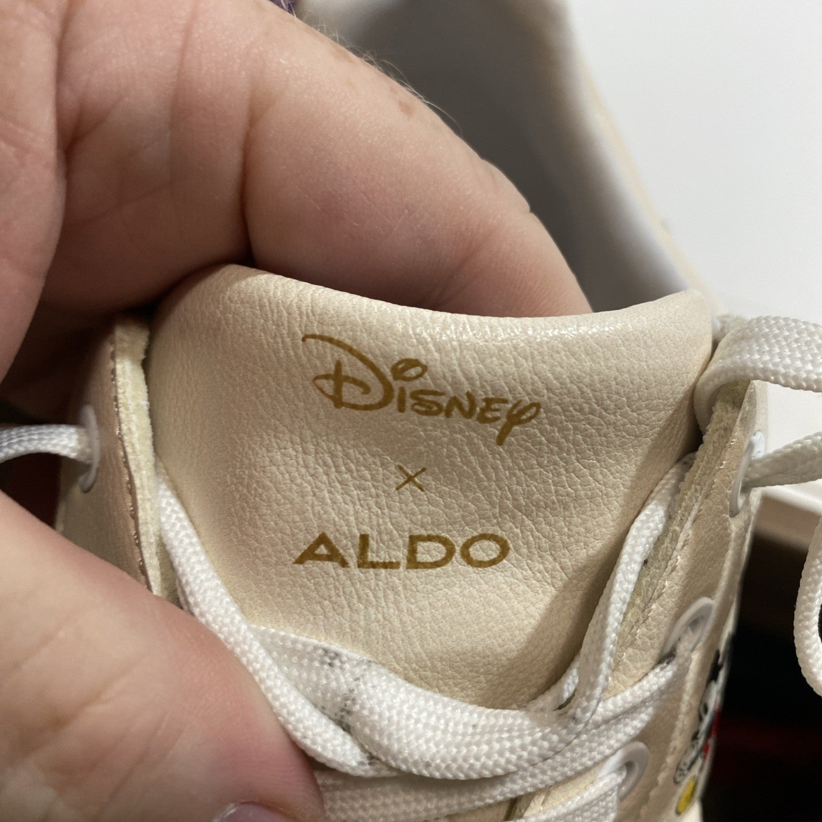 Aldo Disney 100 year Anniversary Leather Sneakers Men’s Size 12
