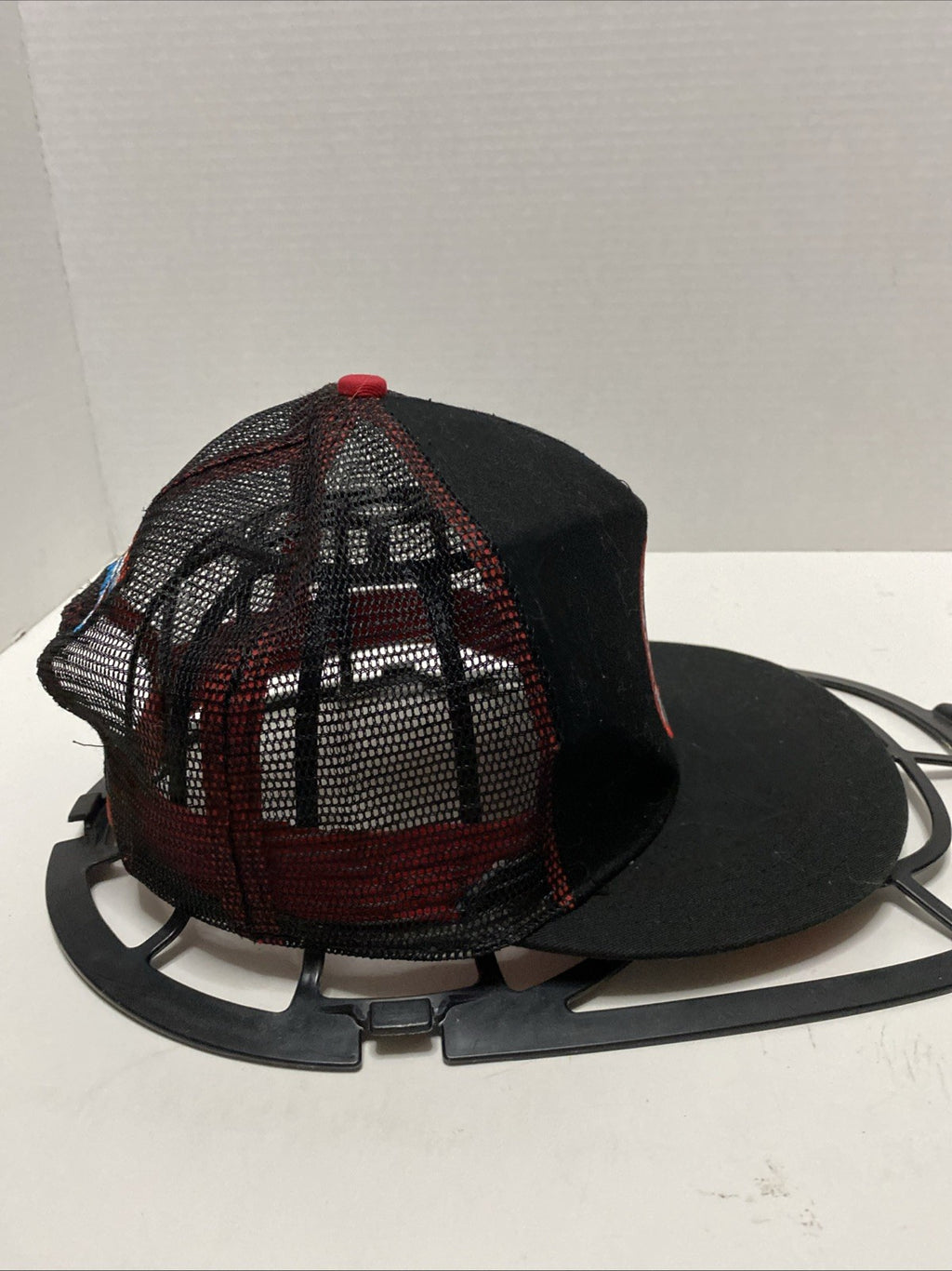Captain America Marvel Patch Hat All Over Comic Book Mesh Snap Back Trucker Cap