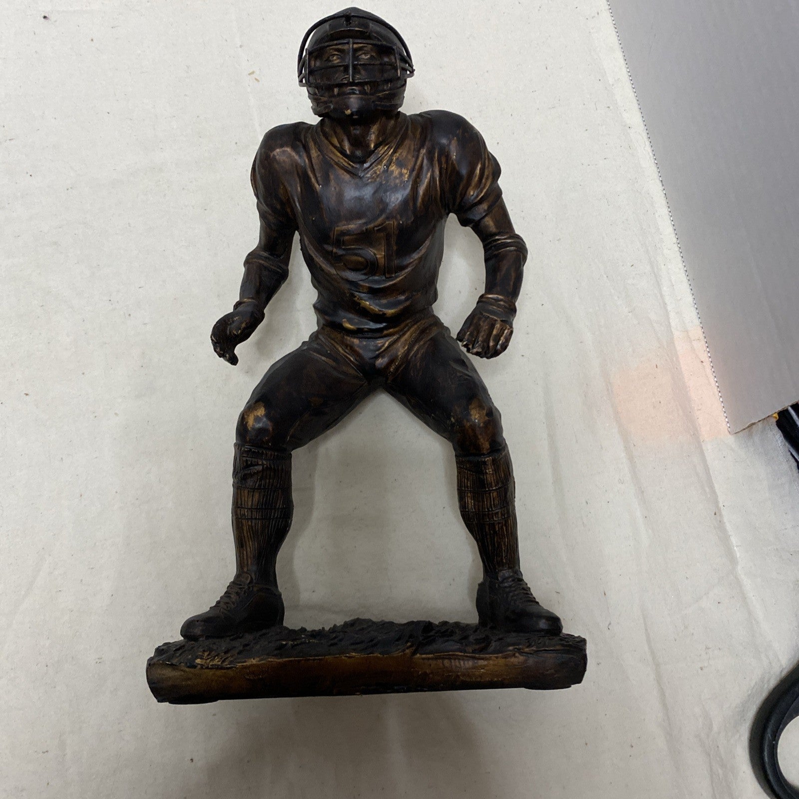 Bronze Football Player Figurine #51