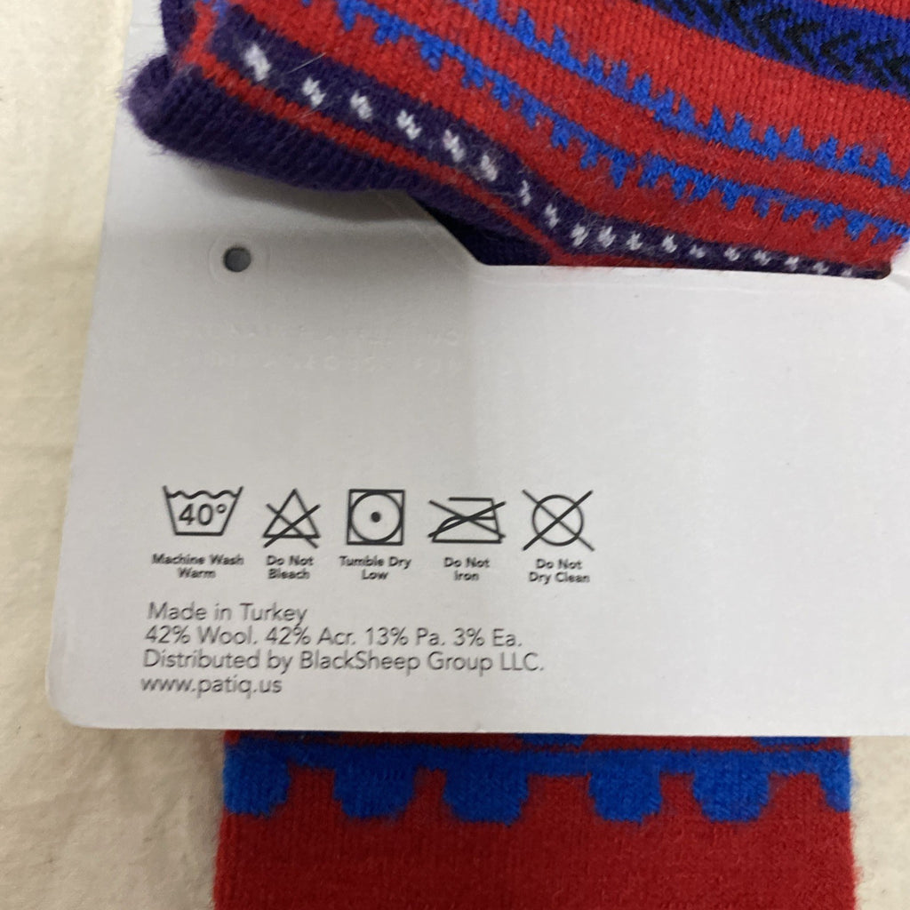 Patiq 55% WOOL Socks Unisex Multi-Color