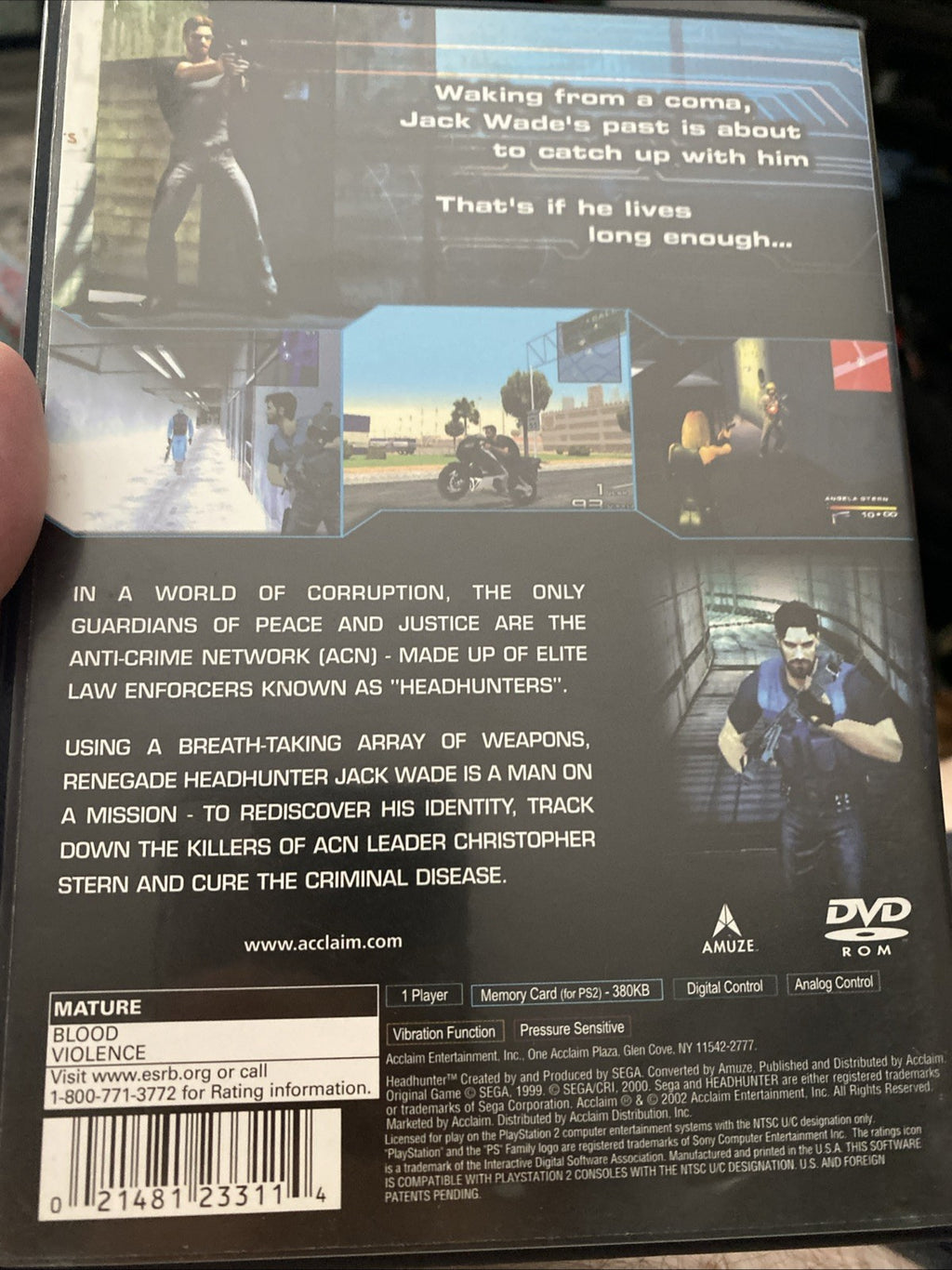 Head Hunter - Sony PlayStation 2