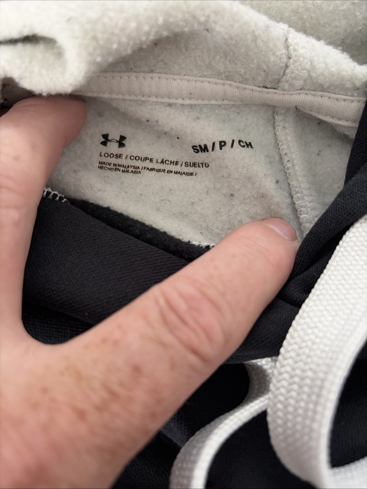 Under Armour Women Black Pullover Hoodie S