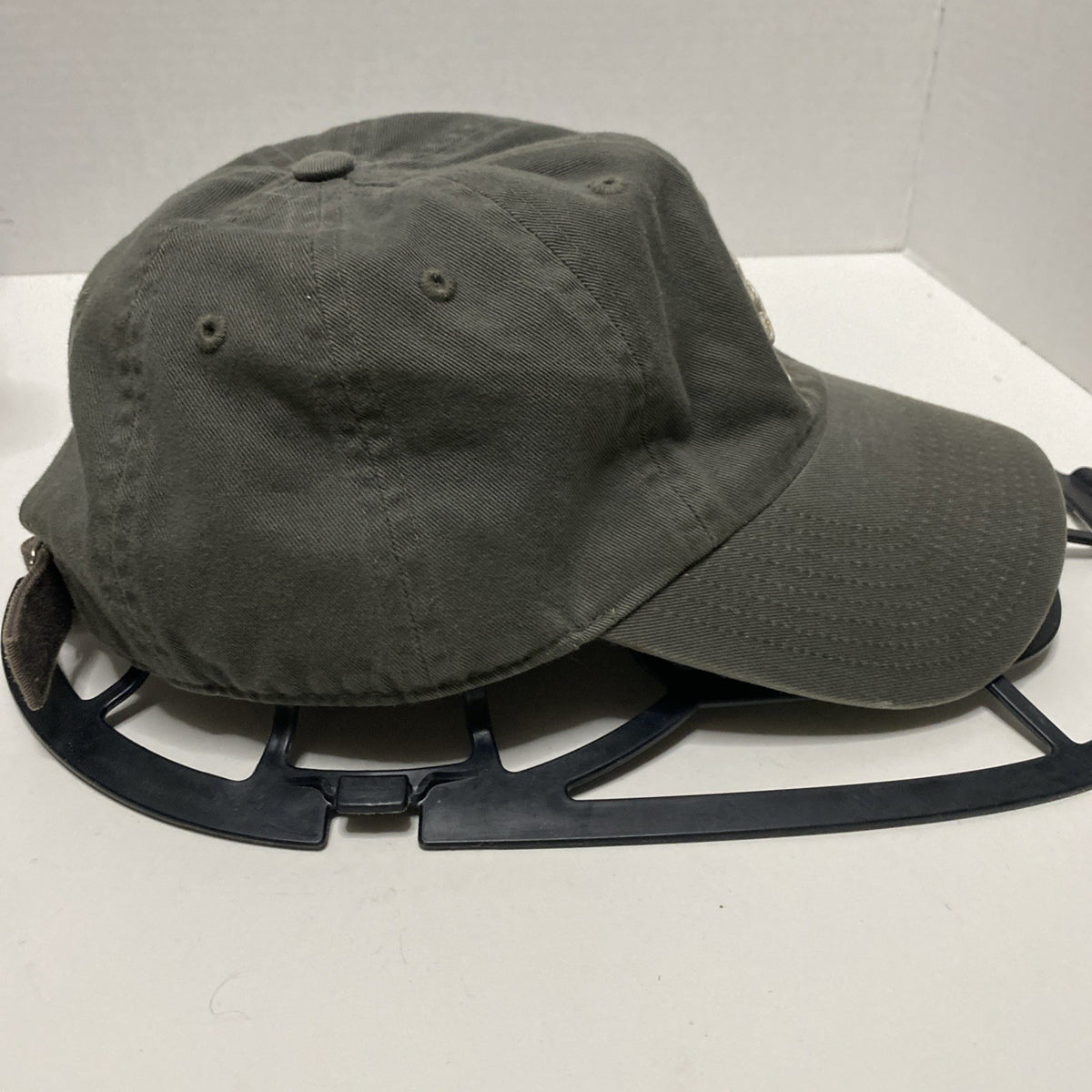 Adidas Hat Cap Strap Back Adult One Size Green White 100% Cotton Climalite Twill