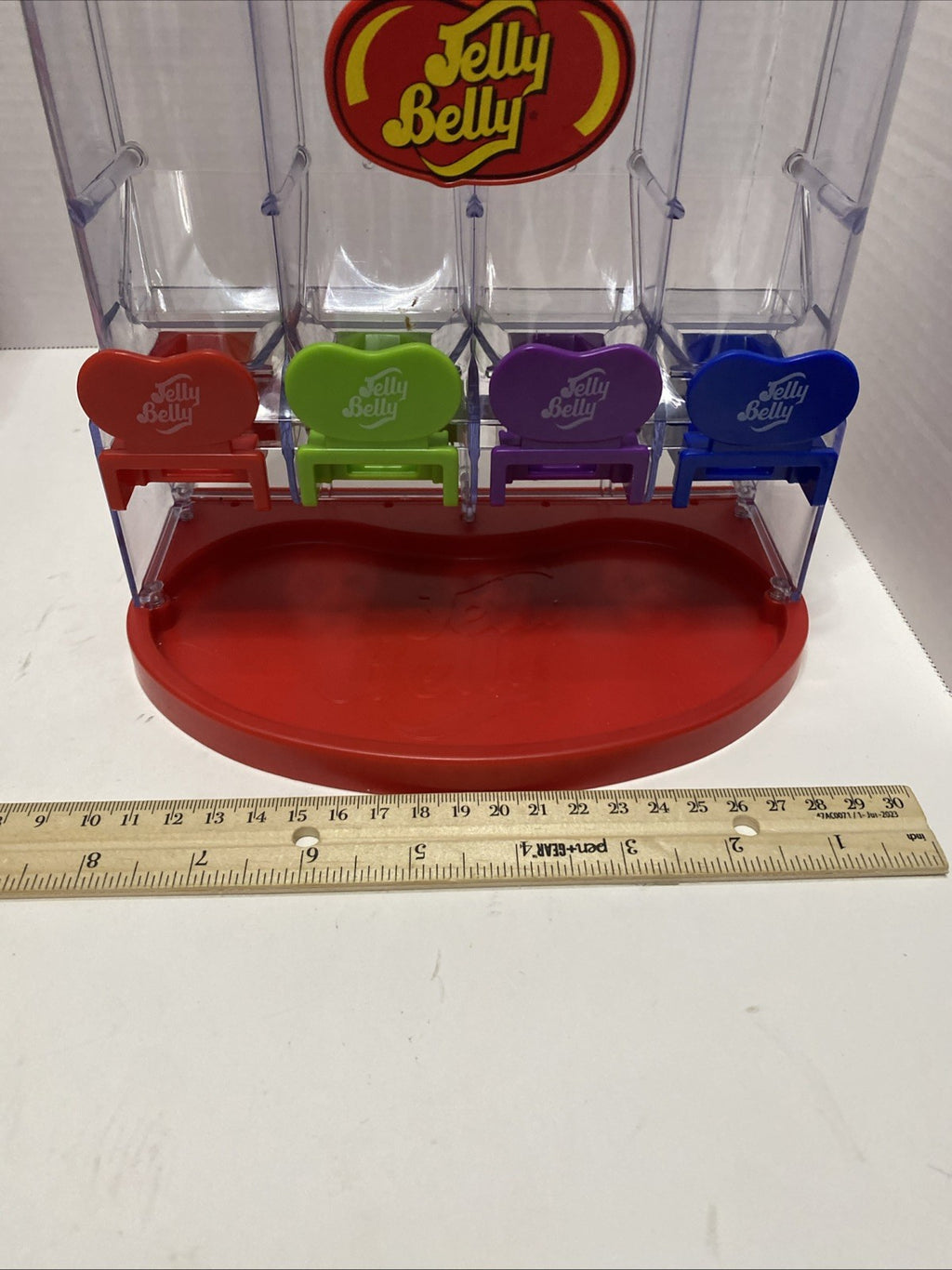 Jelly Belly Candy Dispenser 4 Slot Holder 2018 Display Case