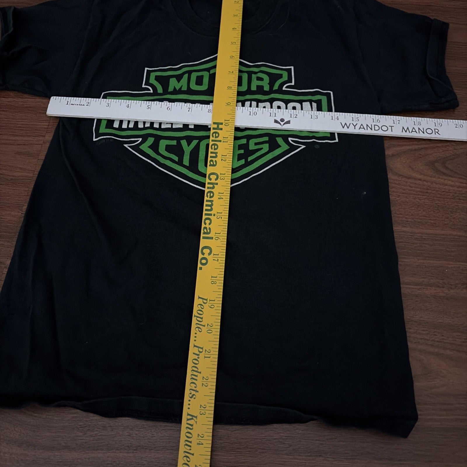 Savanna Harley-Davidson St. Patrick’s Day T-Shirt Black And Green Men’s Small