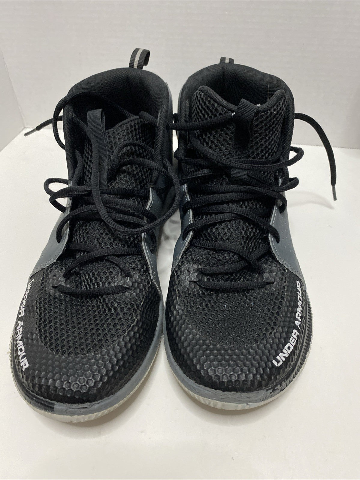 Under Armour Sneaker Jet 2019 Black/Gray Mens Basketball Sz USA 10