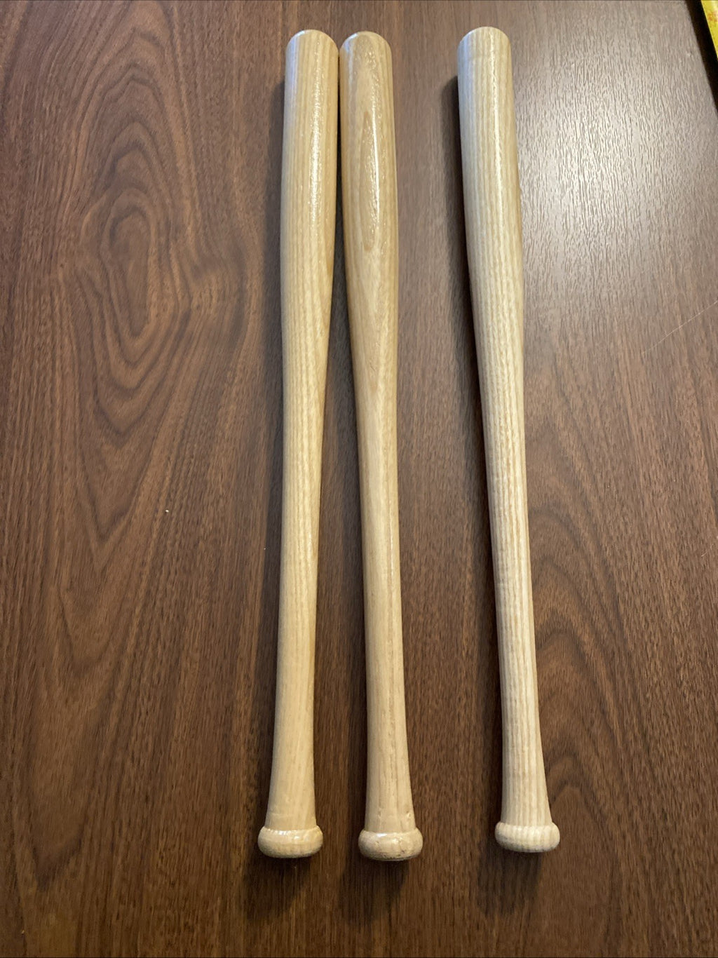 Louisville Slugger - Mini 18 Inch Wood Baseball Bat - Museum &  Factory Lot Of 3