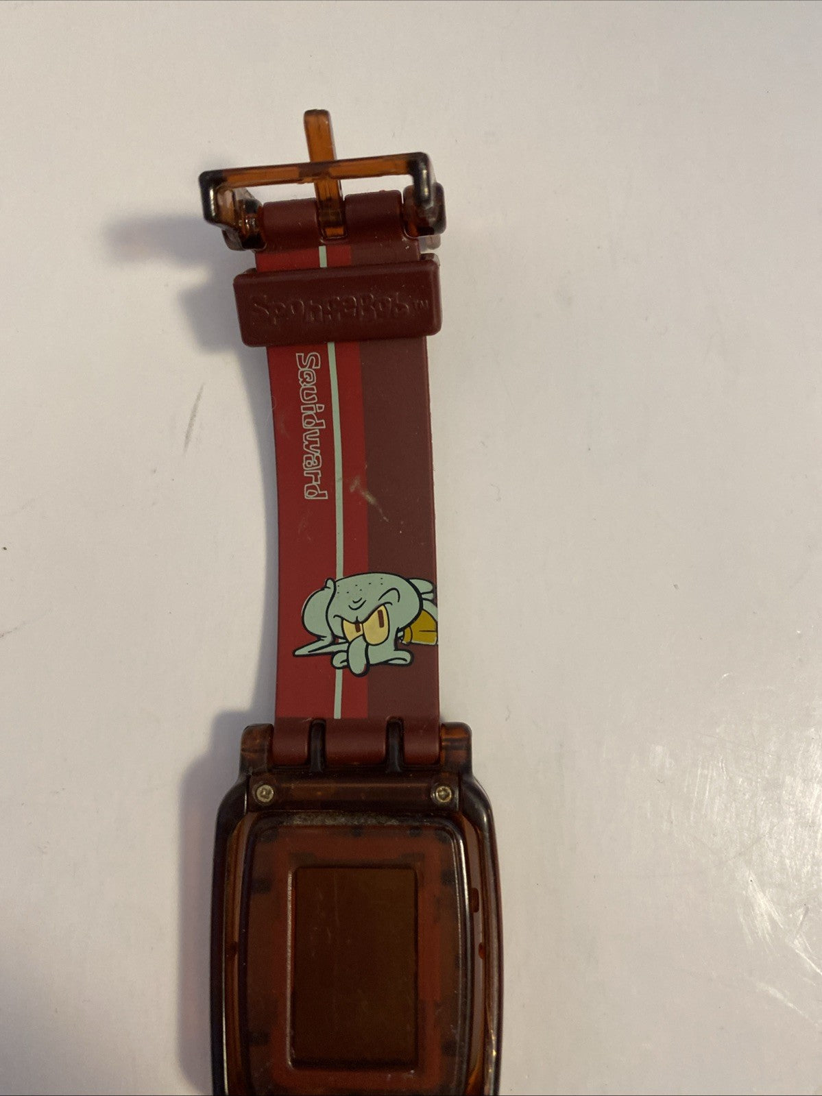 Burger King 2004 Squidward Watch Nickleodeon Spongebob Squarepants Movie No Tin