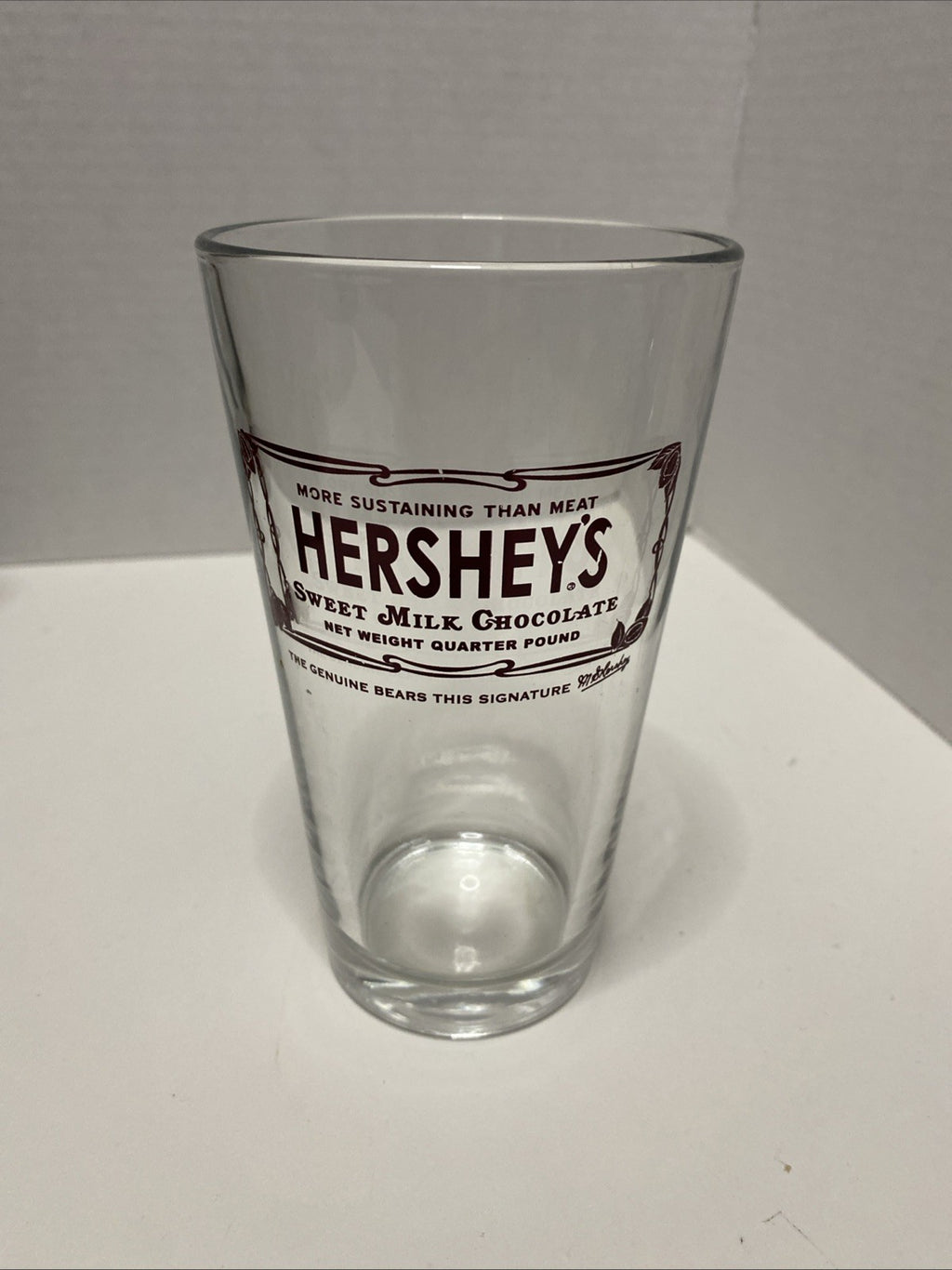 Hershey 16 Oz Drinking Glass