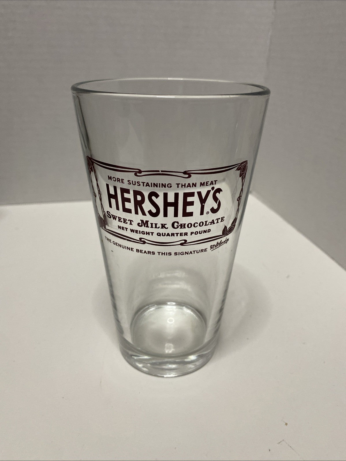 Hershey 16 Oz Drinking Glass