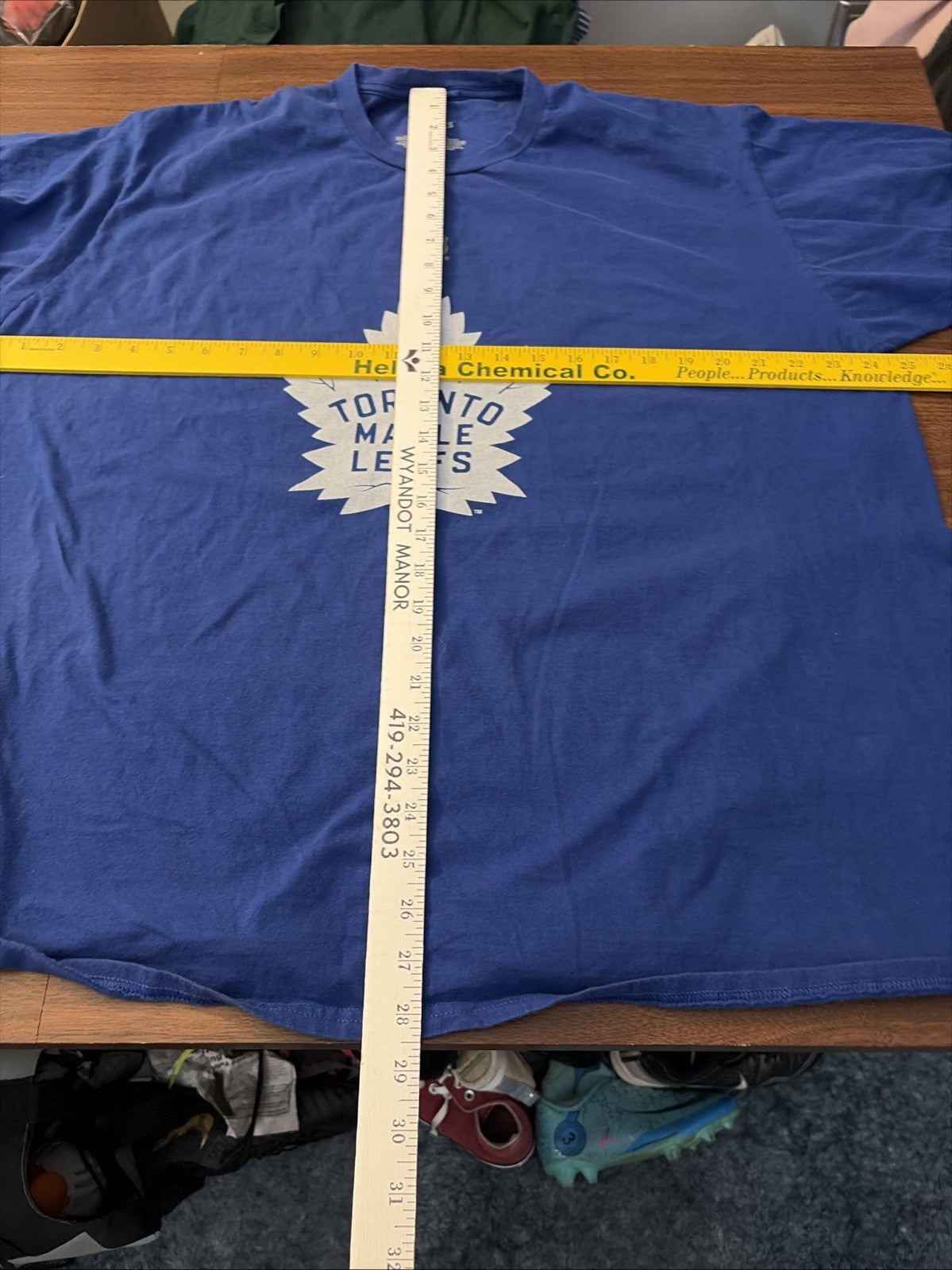 Men's Mitchell Marner  #16 Toronto Maple Leafs Royal Authentic NHL T Shirt 2XL