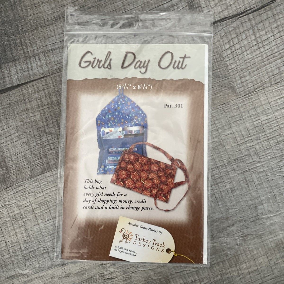*GIRLS DAY OUT BY TURKEY TRACK DESIGNS MPN 301 PATTERN