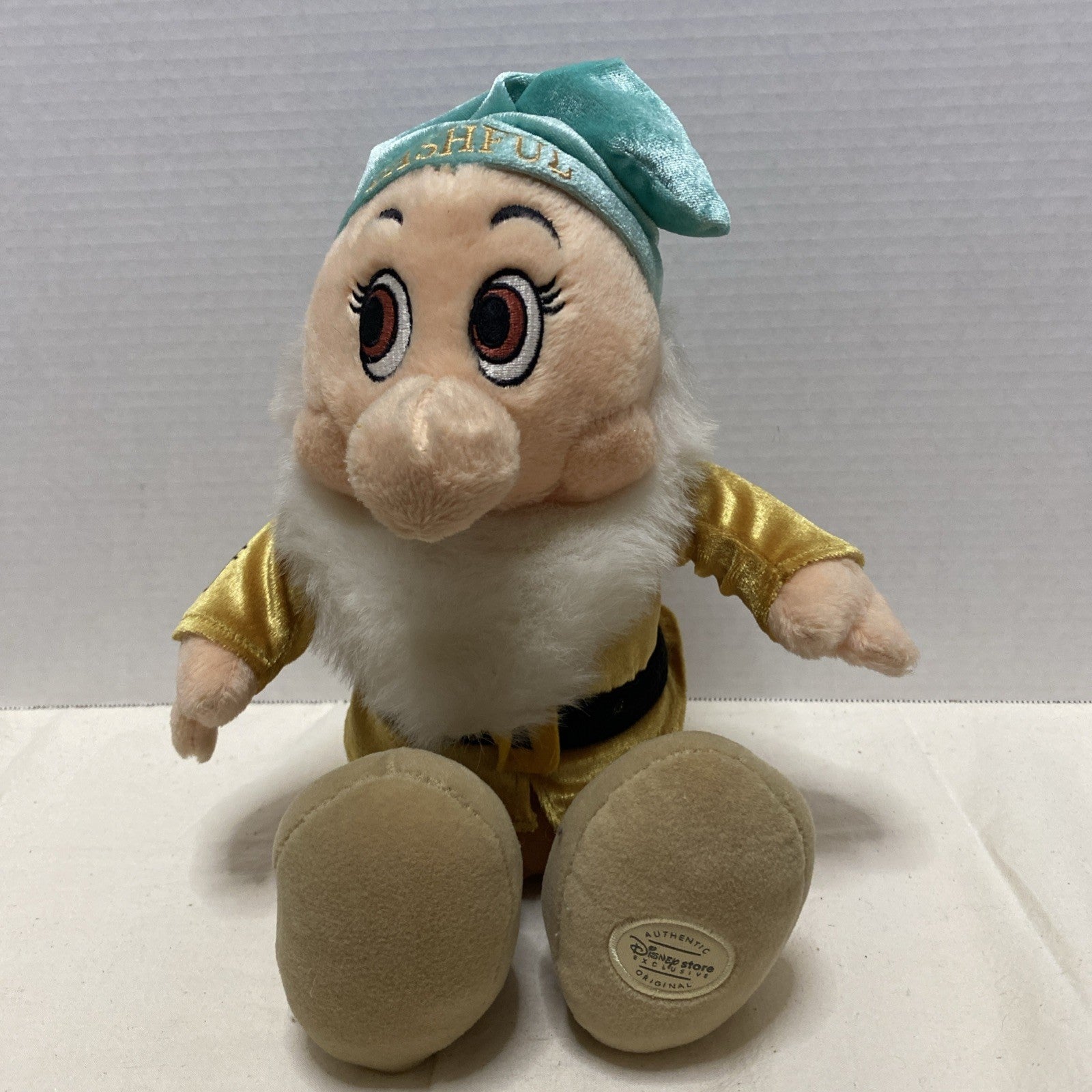 Bashful - Snow White and the Seven Dwarfs Authentic Disney Store 14" Plush Toy