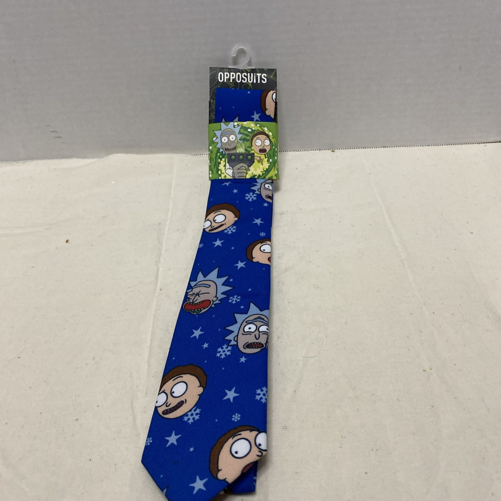 Rick and Morty Adult Swim Opposuits Mens Neck Tie
