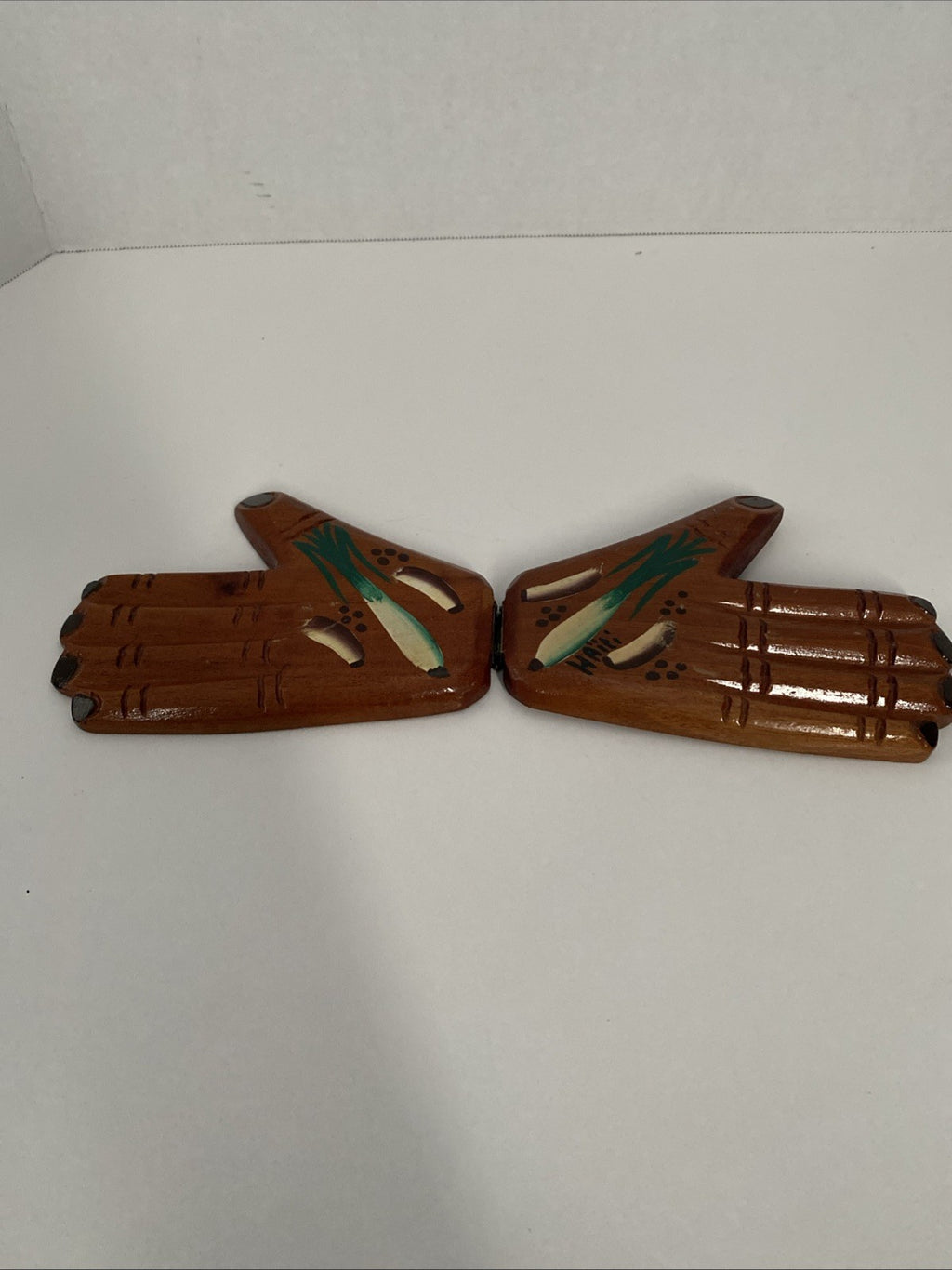 Wooden hands Haitian made decor display