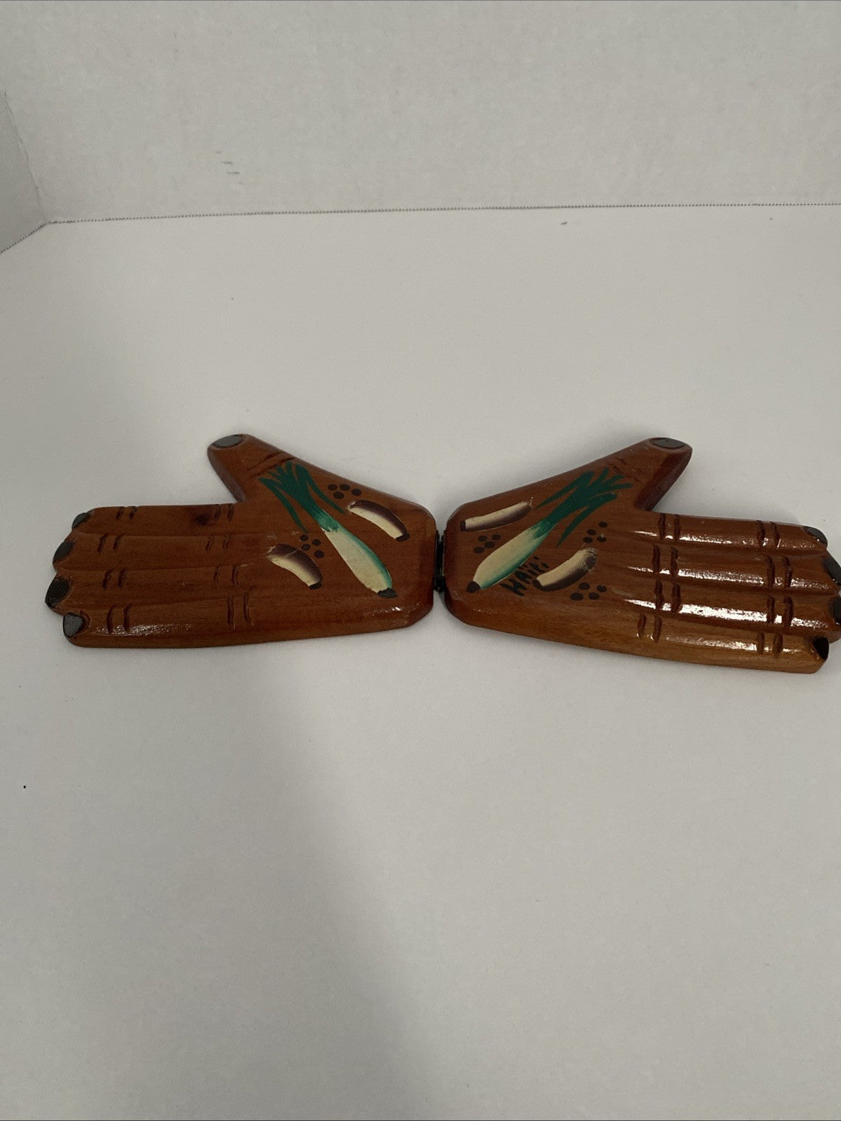 Wooden hands Haitian made decor display