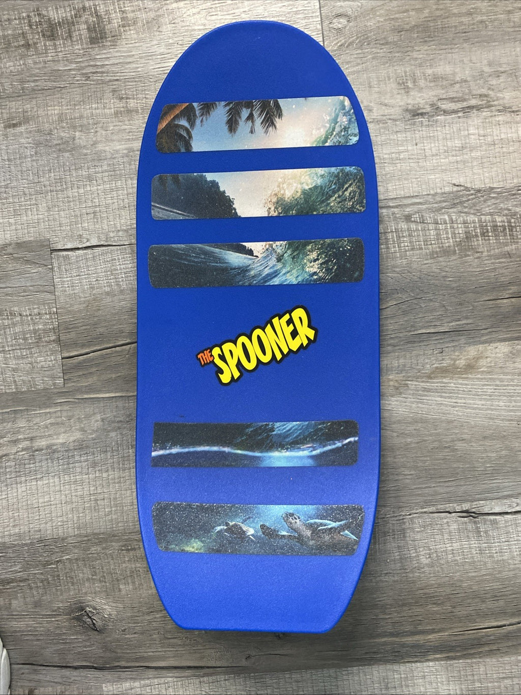 The Spooner Balance Board Green Exercise Training Skateboard Snowboard Surf 23"