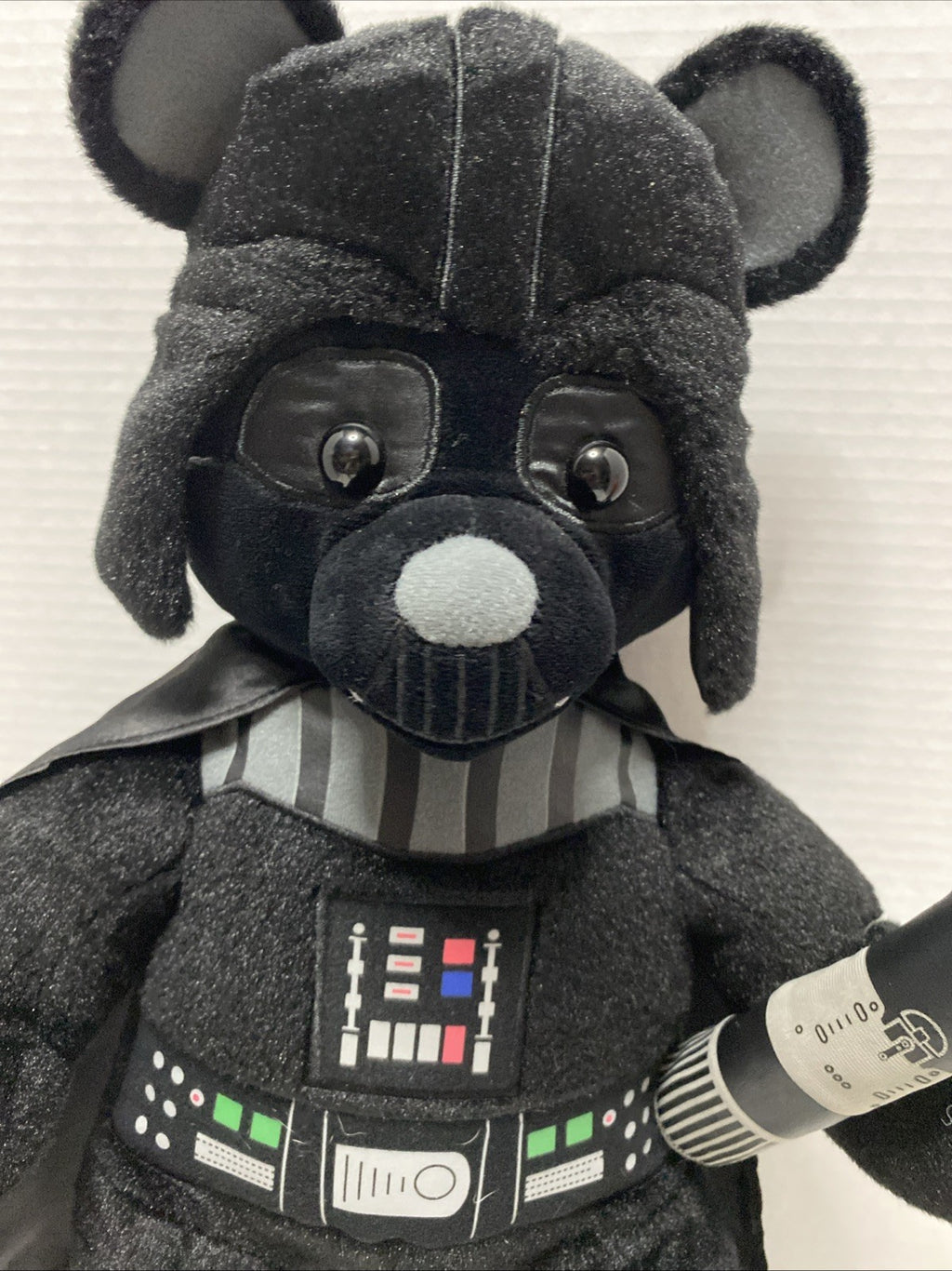 Build A Bear Star Wars Darth Vader Bear Plush no  Sound Cape 18 Inch BAB 2015