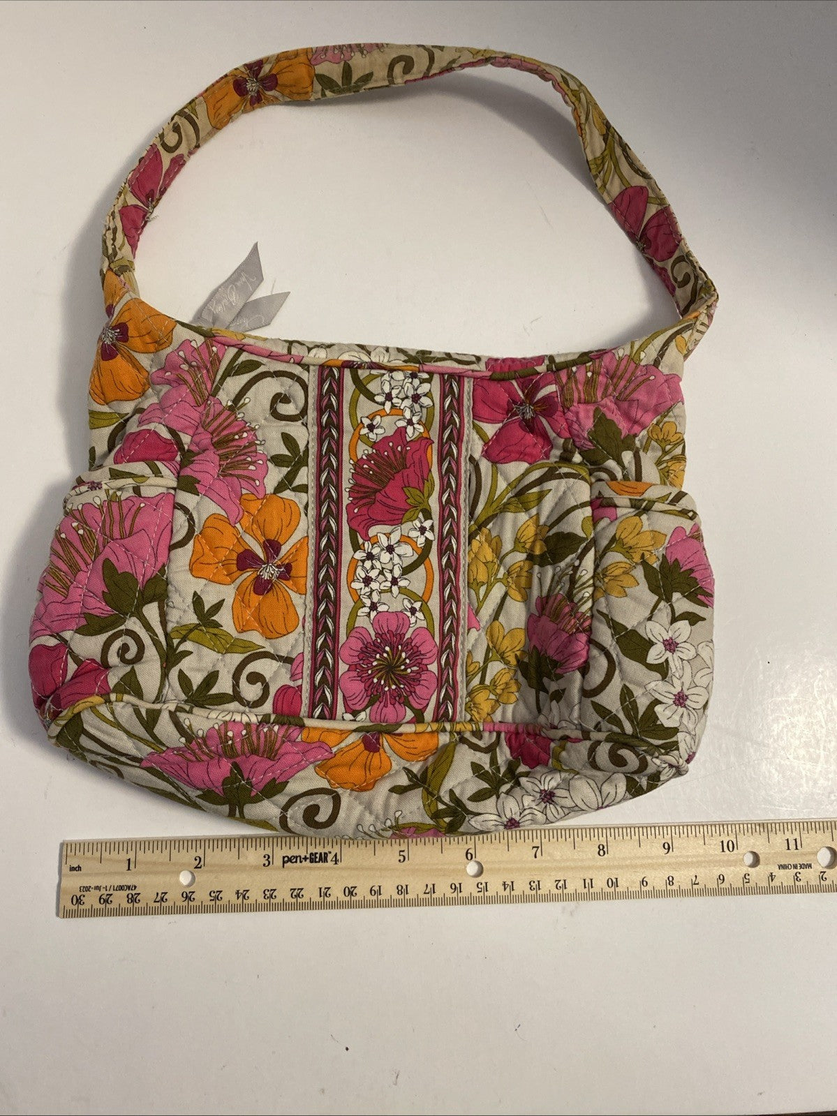 Vera Bradley Purse Pinks Orange Floral